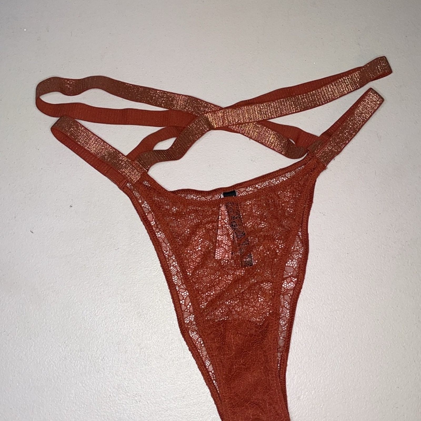 Victoria's Secret Victoria’s Secret Panties Gorgeous Rust Color VS Very Sexy Size ONE SIZE - 4 Thumbnail