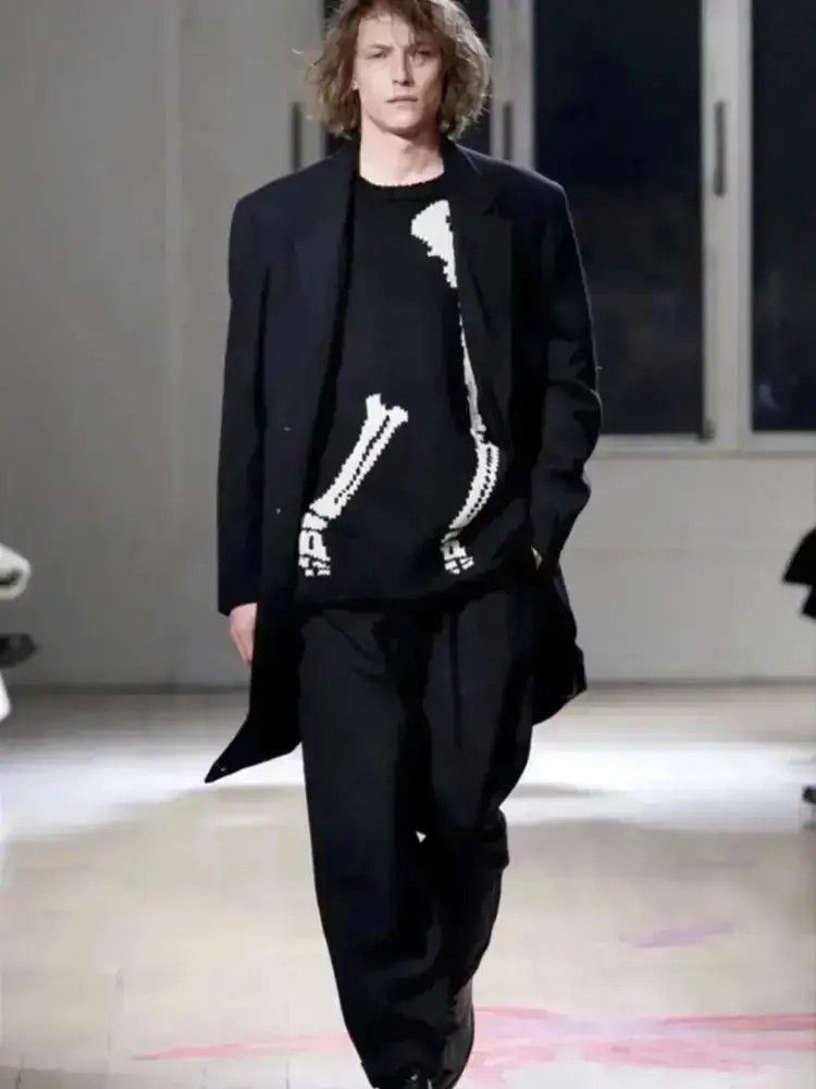 Yohji Yamamoto 11AW Skeleton Knitwear Sweaters-2505
