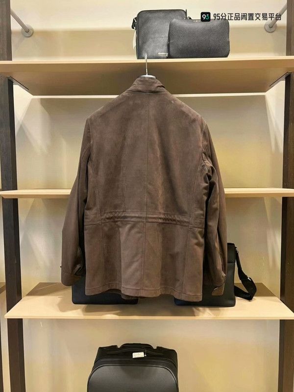 Ermenegildo Zegna Ermenegildo Zegna FW21 Saharaiana Leather Jacket Size US L / EU 52-54 / 3 - 1 Thumbnail