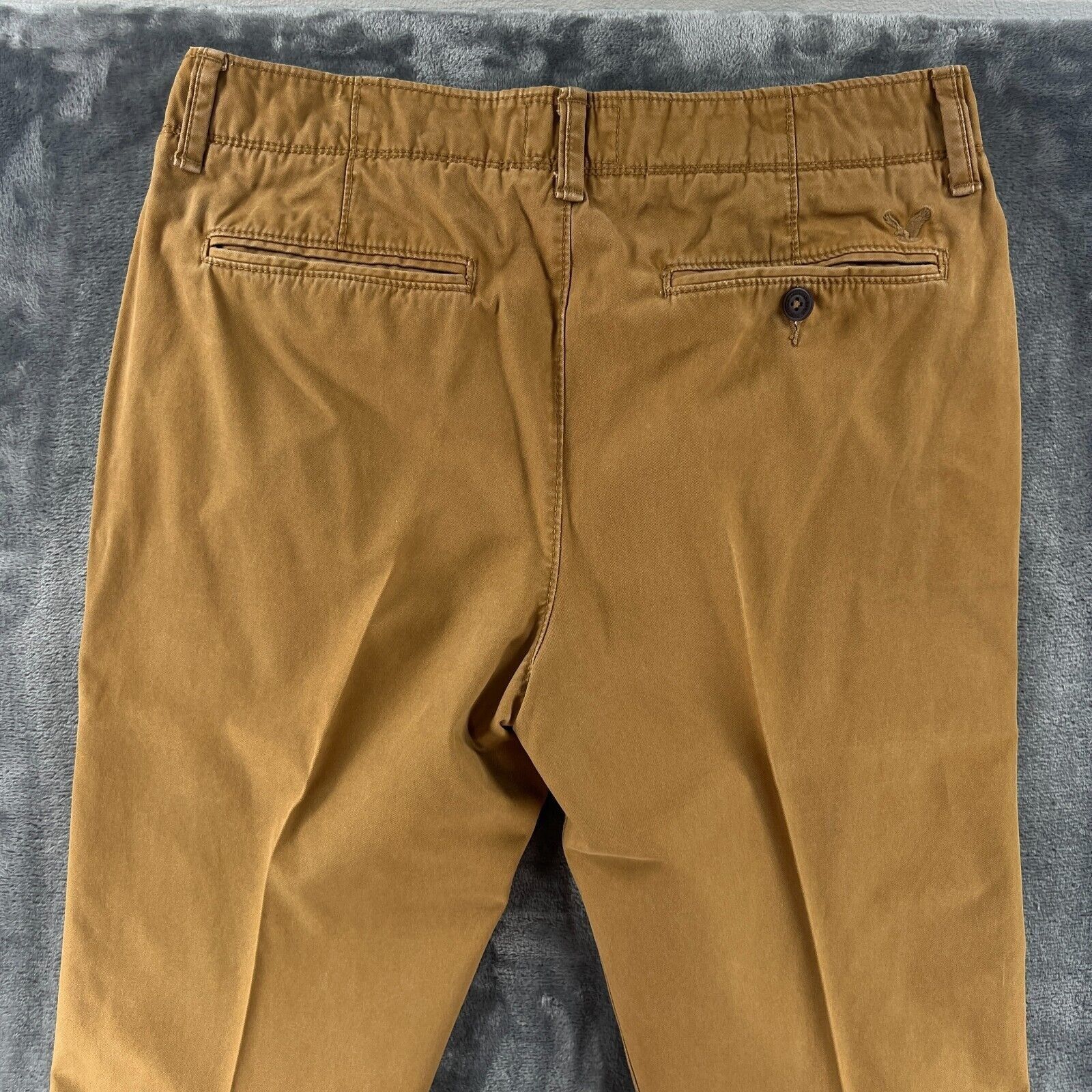 American Eagle Outfitters American Eagle Original Straight Khaki Pants Men 34x34 (34x3 Size US 34 / EU 50 - 3 Thumbnail