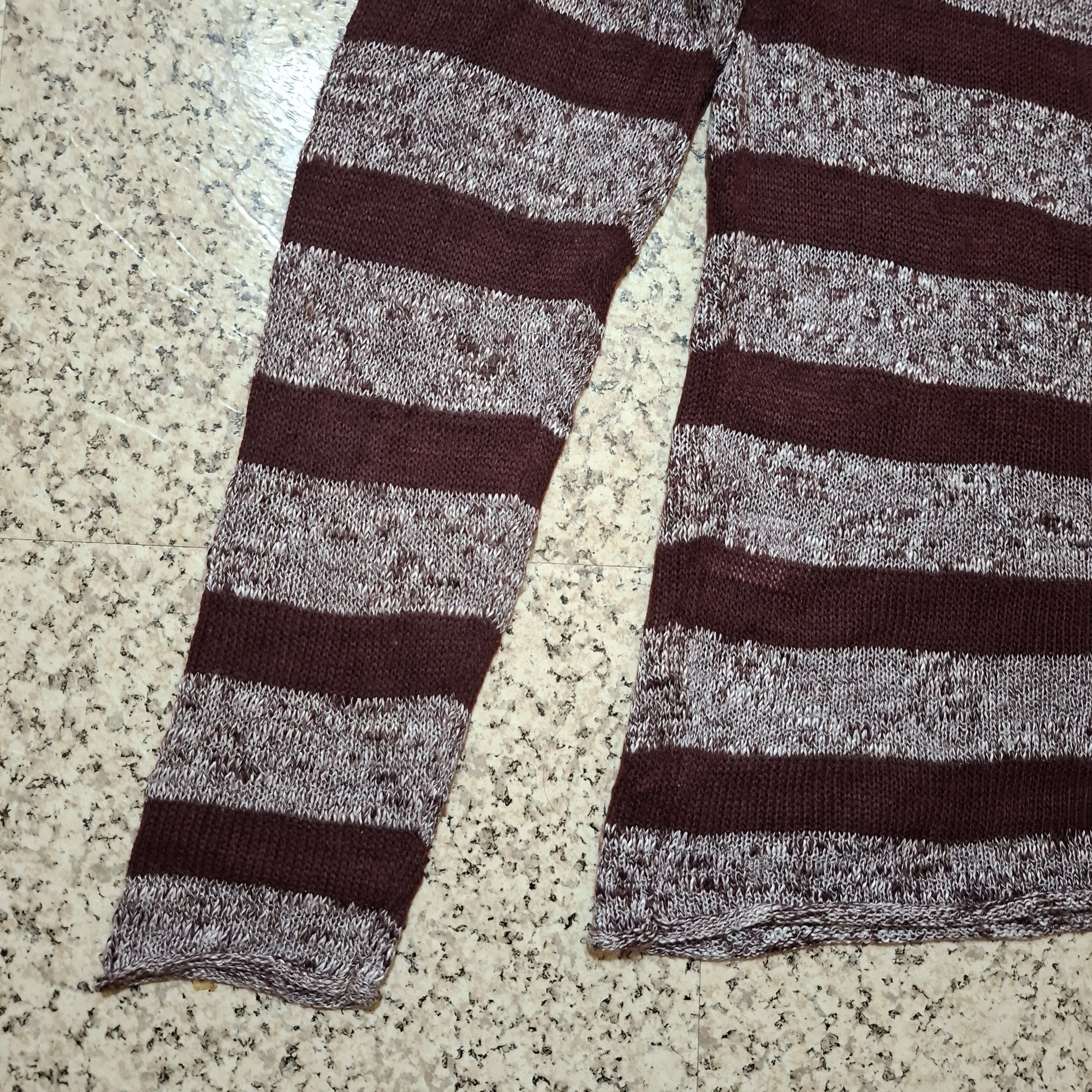 semanticdesign Semantic Design Japan Striped Grunge Knit Sweater Size US M / EU 48-50 / 2 - 12 Thumbnail