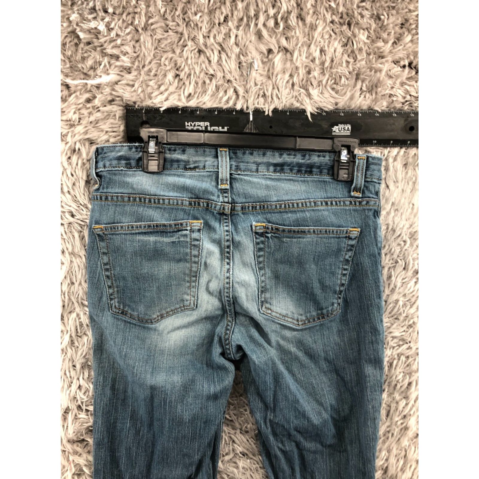 Gap Gap 1969 Jeans Flared Size 10 Womens Regular Blue Denim Pants Slim Fit 5-Pocket Mid Rise Comfortable: Cotton Size 32" / US 10 / IT 46 - 7 Thumbnail
