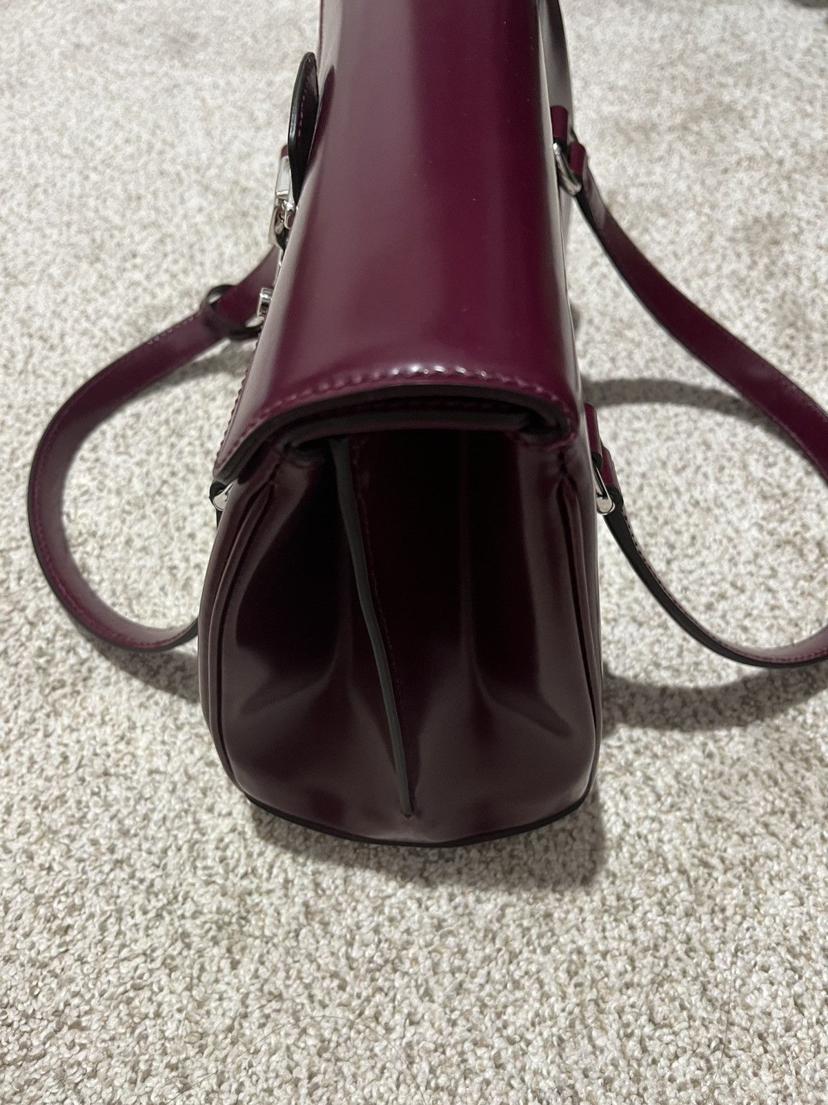 Gucci Gucci Burgundy Lady Lock Handbag Size ONE SIZE - 5 Thumbnail