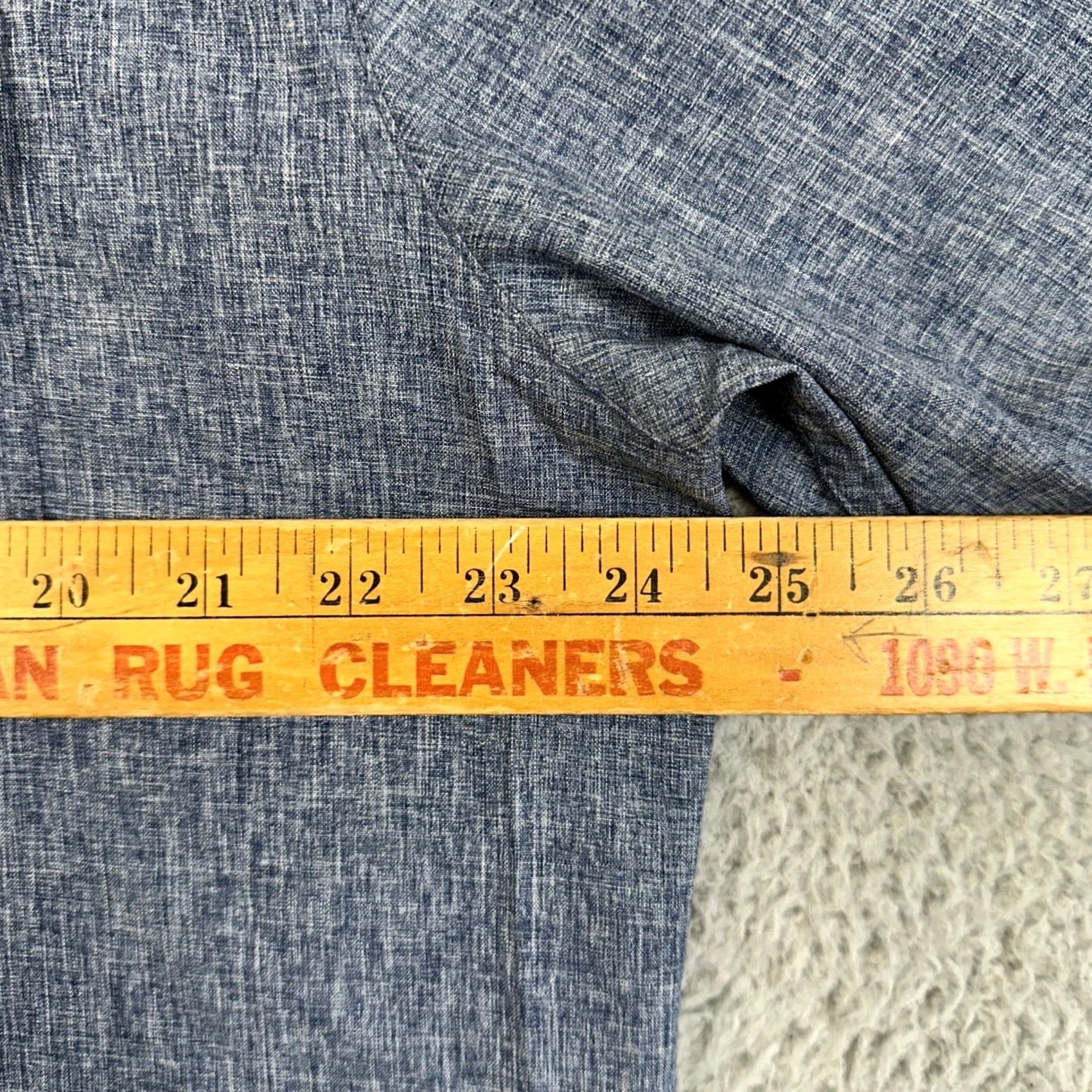 Croft & Barrow VINTAGE Croft Barrow Quick Dry Shirt Men Large Blue Hiking Button Up Flap Pocket Size US L / EU 52-54 / 3 - 5 Thumbnail