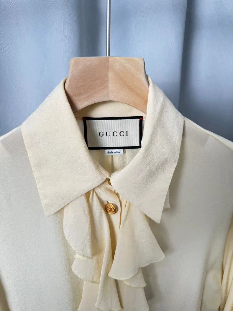 Gucci GucciMulberry silk shirt 2503-Nextarrow Size XS / US 0-2 / IT 36-38 - 2 Thumbnail