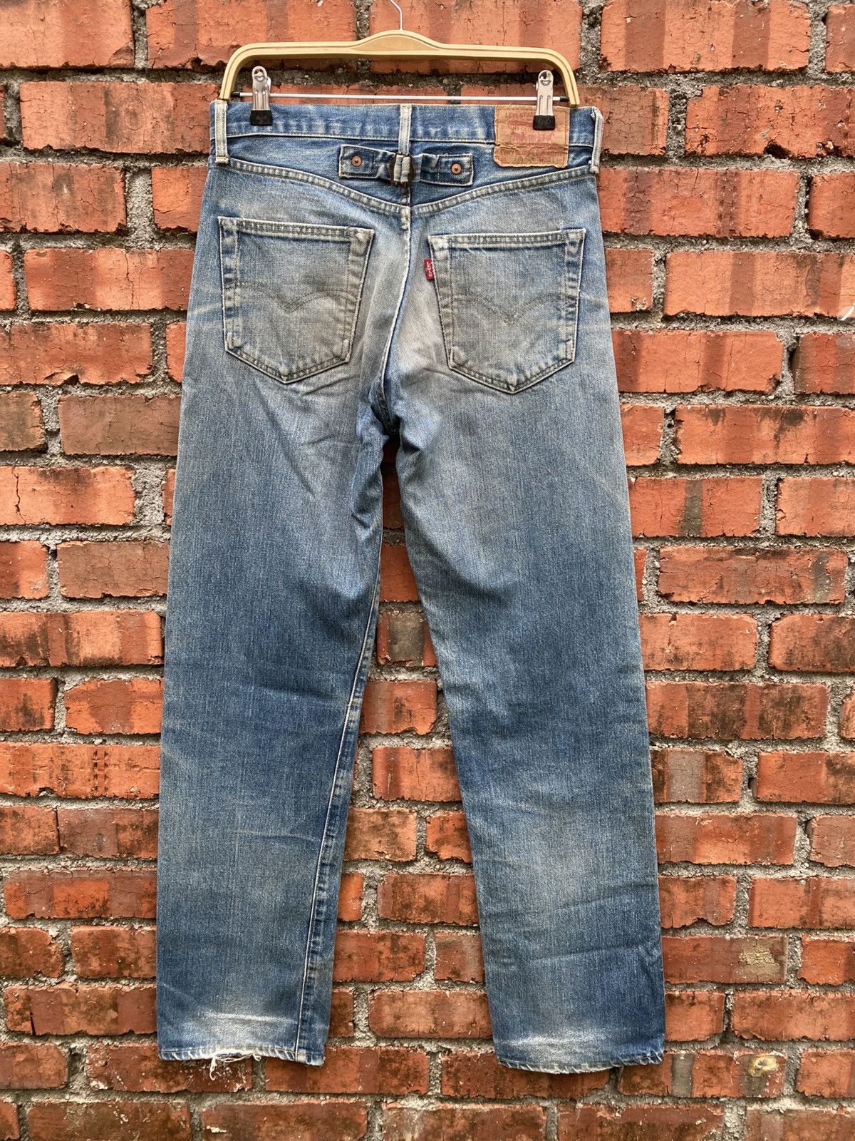 Levi's Vintage Clothing W31x33 Vintage levi's 701xx redline buckle back big E JAPAN Size US 31 - 2 Thumbnail
