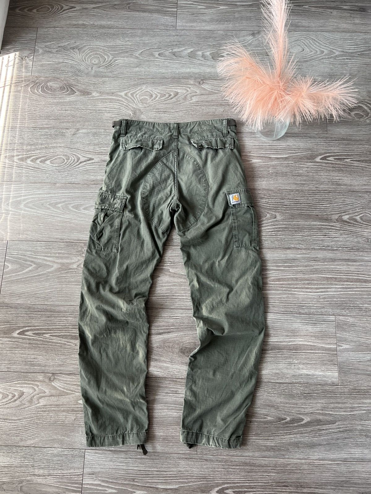 Carhartt × Carhartt Wip ‼️Carhartt Wip Regular Cargo Y2k Box Logo Rap Pants‼️ Size US 36 / EU 52 - 16 Thumbnail