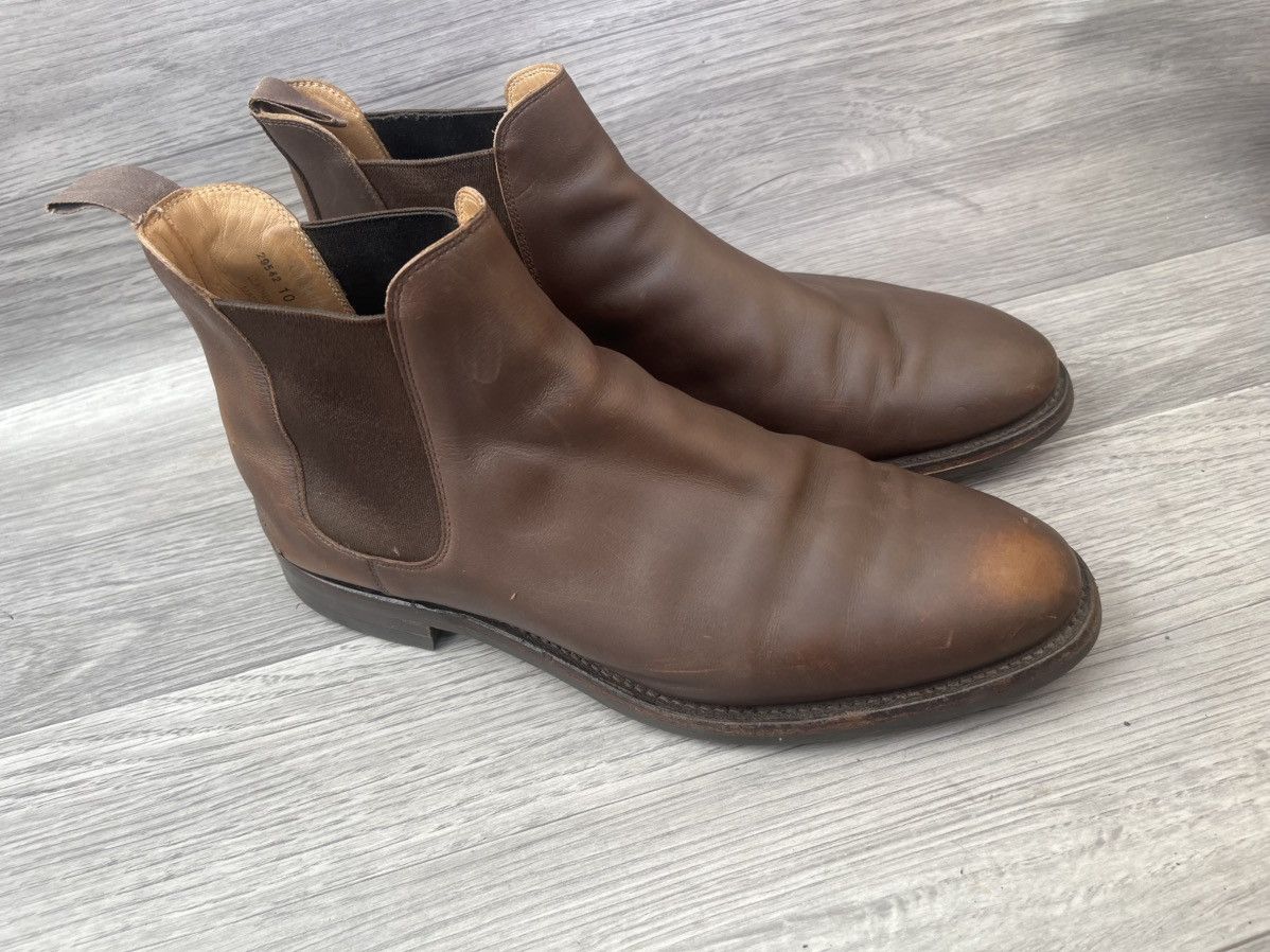 Crockett & Jones Crockett and jones chelsea brown leather boots Size US 11 / EU 44 - 7 Thumbnail