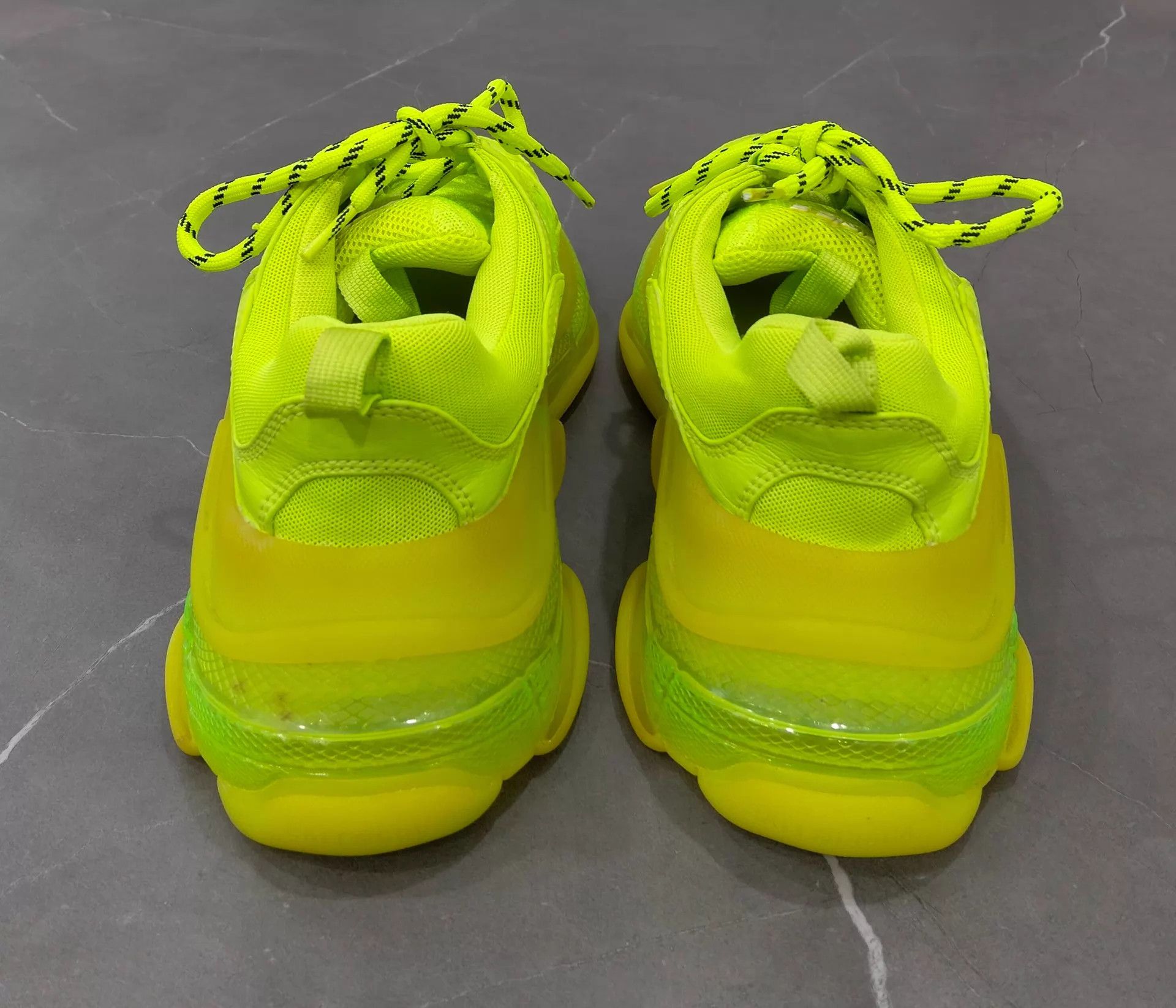 Balenciaga Balenciaga Triple S Green Dad Sneakers 40 Size US 10 / IT 40 - 5 Thumbnail