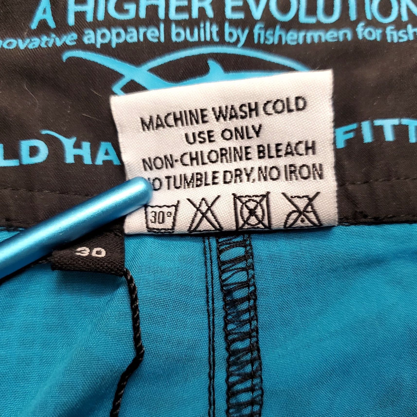 Vintage VINTAGE Old Harbor Board Shorts Mens 30 Blue Hybrid Fishing Fisherman Unlined Swim Size US 30 / EU 46 - 4 Thumbnail