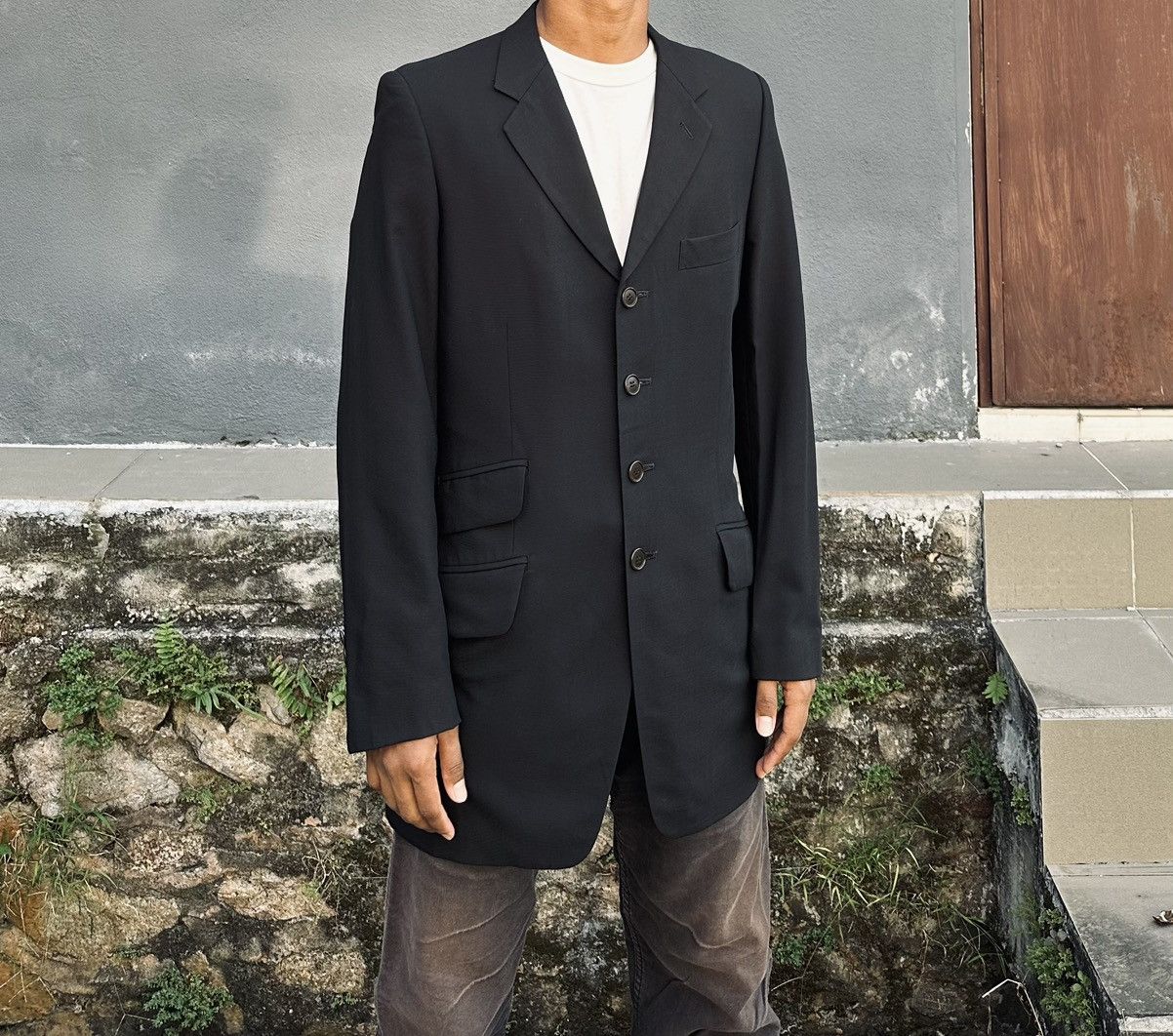 Paul Smith Paul Smith Tailored 4 Button Black Blazer Jacket Size US M / EU 48-50 / 2 - 1 Thumbnail