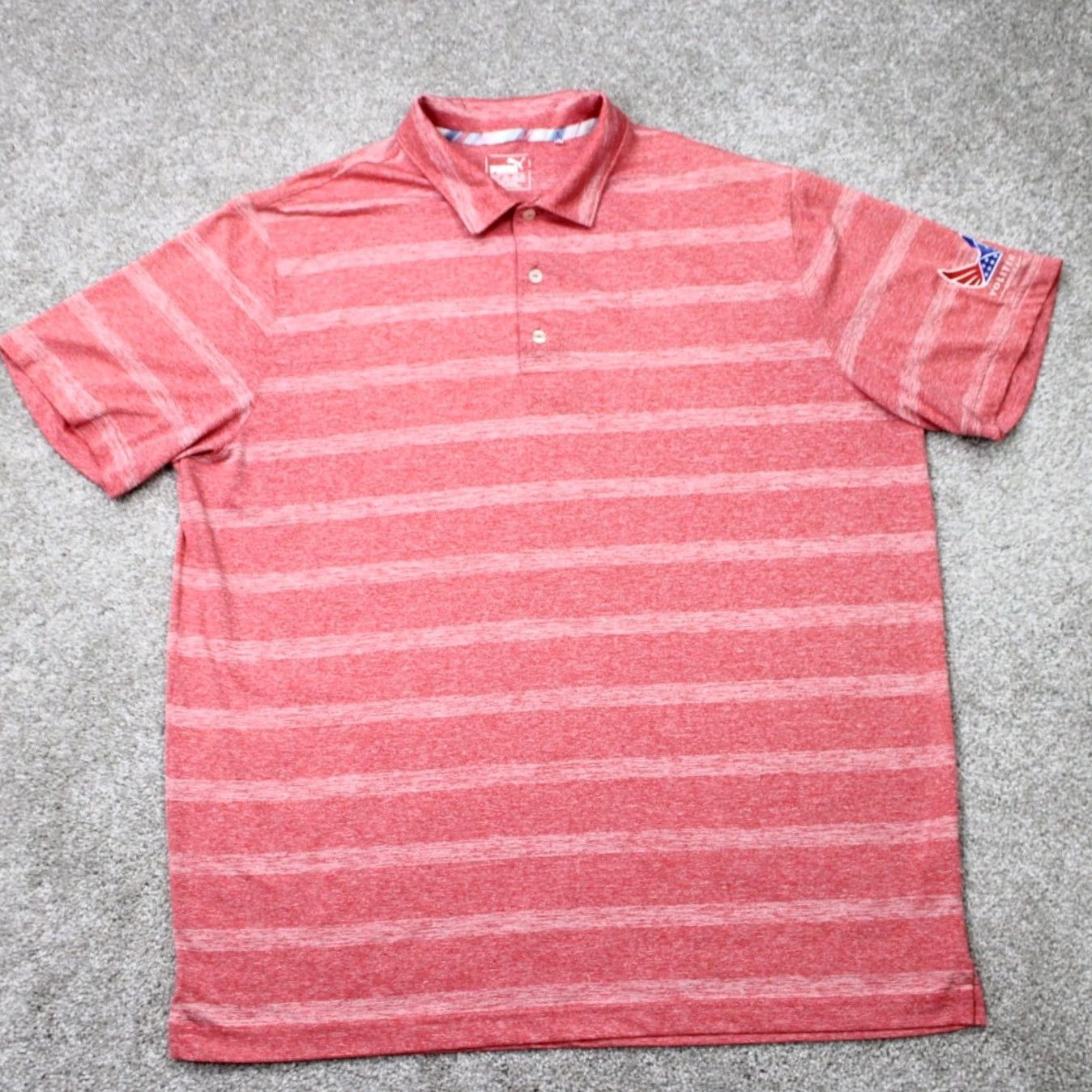 Puma Puma Polo Shirt Mens XL Pink 100% Polyester Golf Short Sleeve Pullover Size US XL / EU 56 / 4 - 2 Thumbnail
