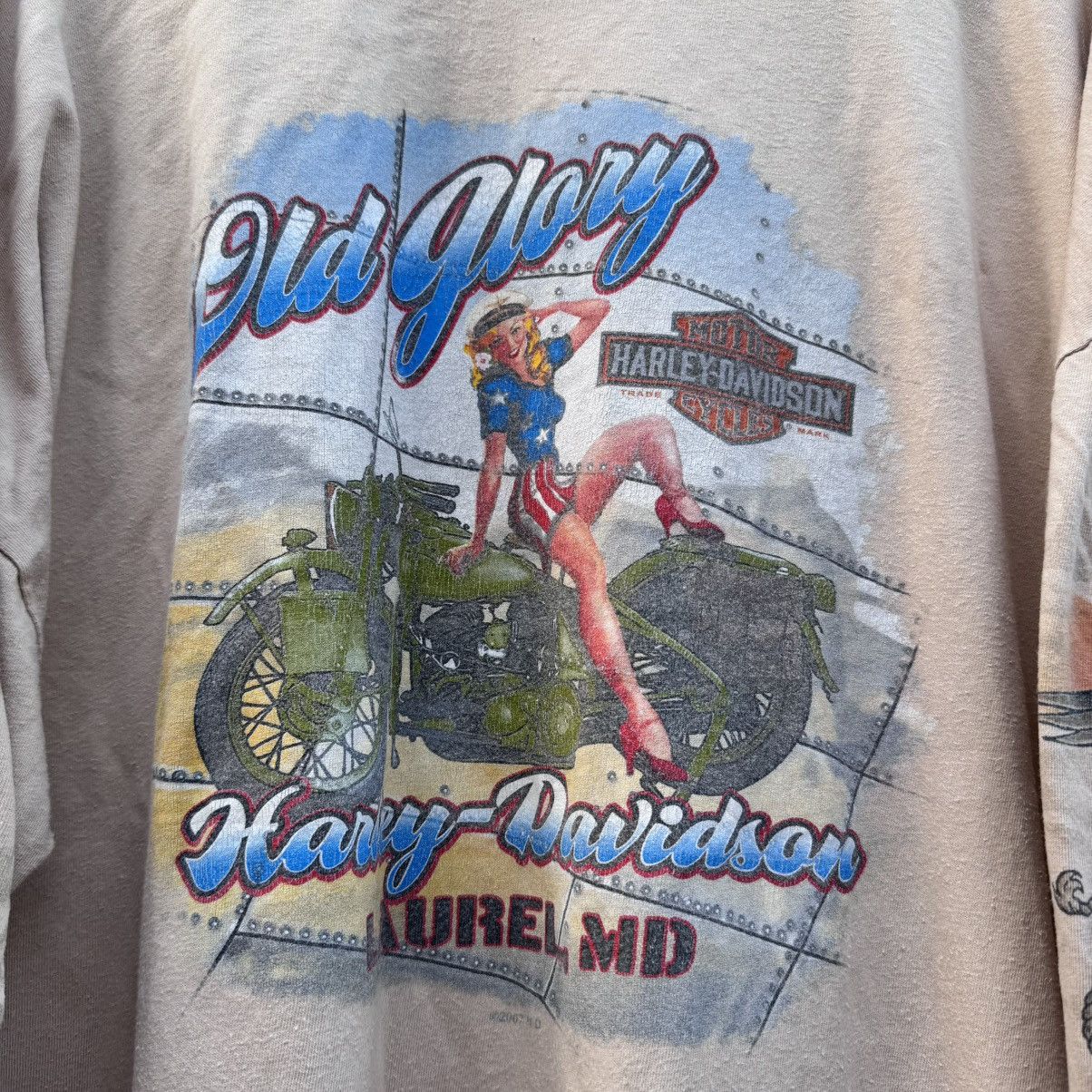 Harley Davidson × Vintage Vintage harley davidson tattoo long rare tee Size US XXL / EU 58 / 5 - 7 Thumbnail