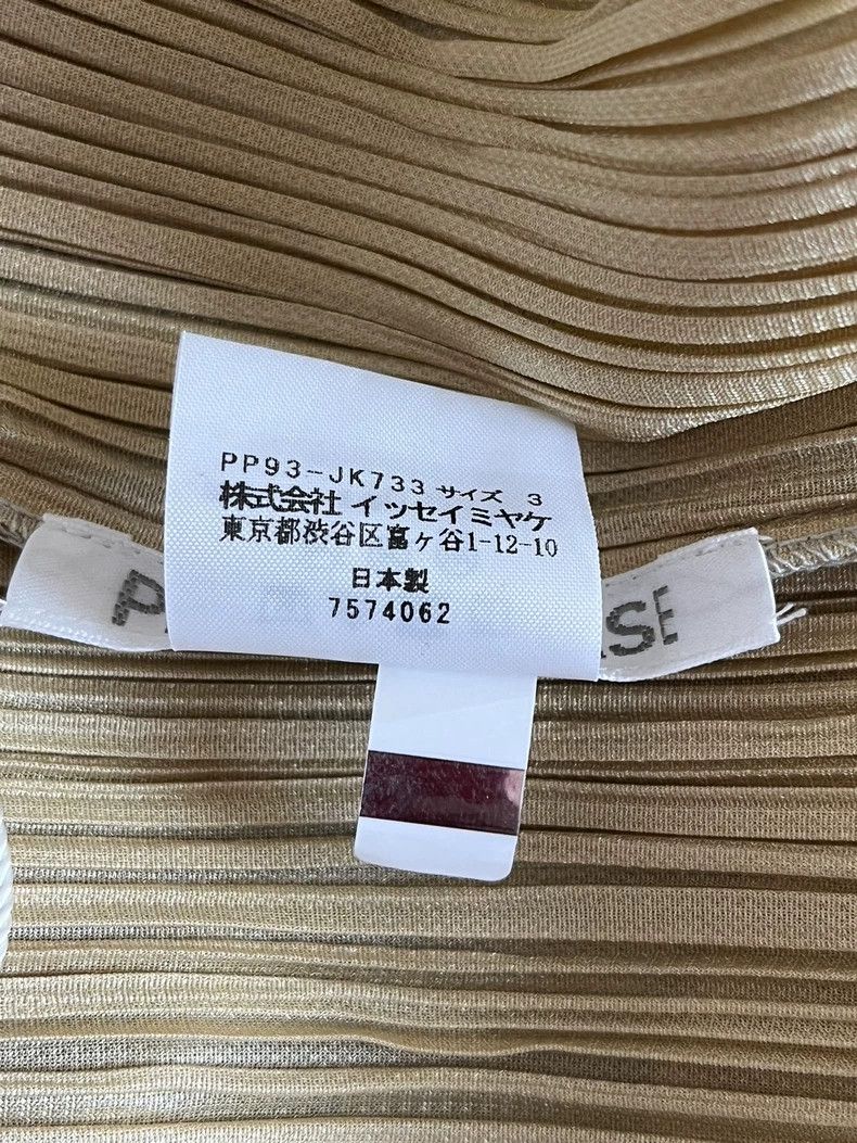 Issey Miyake issey miyake size：3 Zebra color block short sleeves 2506-Ne Size XXS / US 00 / IT 34 - 4 Thumbnail