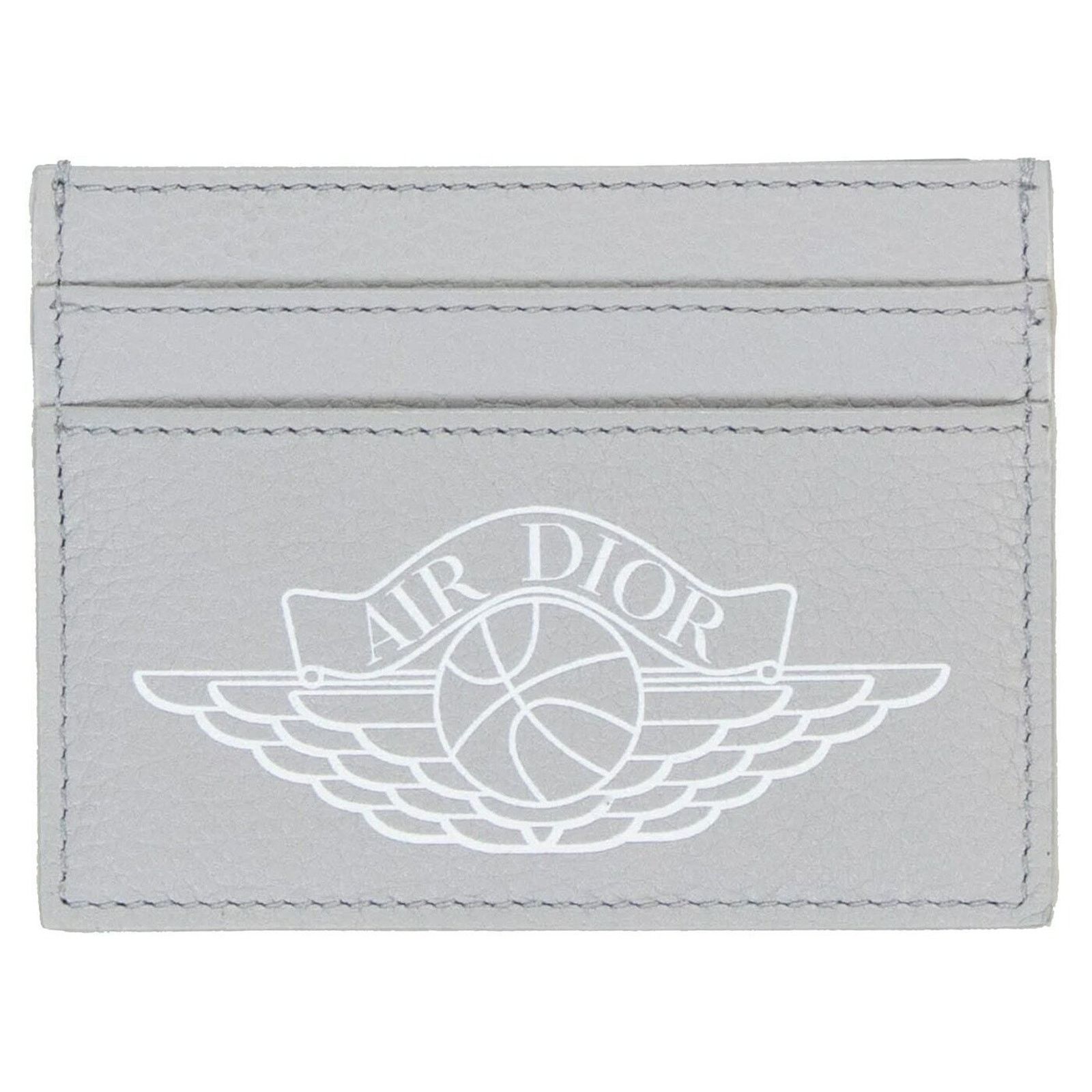 Dior Air Dior Jordaan White Logo Credit Card Holder Case Wallet Size ONE SIZE - 1 Thumbnail
