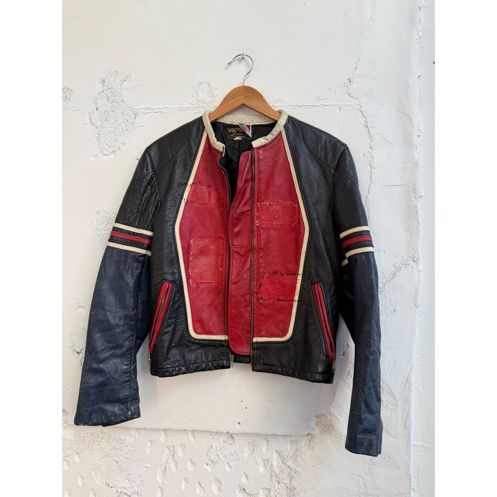 Vanson Leathers Vintage Vanson Leathers Moto Jacket Size US S / EU 44-46 / 1 - 1 Thumbnail
