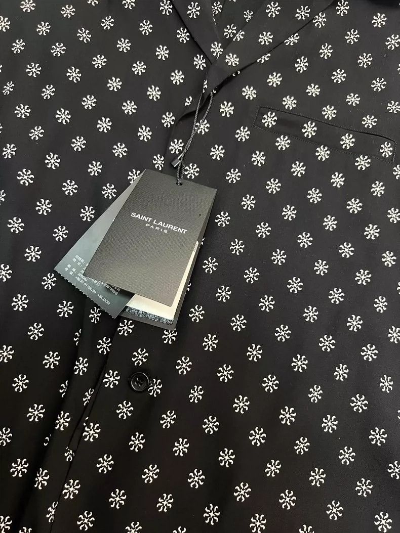 Saint Laurent Paris Saint Laurent Paris Fall/Winter 22 Black Snowflake Full Pri Size US M / EU 48-50 / 2 - 4 Thumbnail