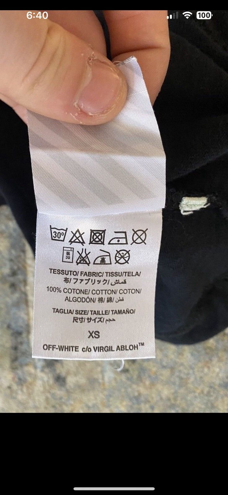 Designer × Off-White 2013 Black Off White Mirror Logo Longsleeve Crewneck Sweater Size US S / EU 44-46 / 1 - 7 Thumbnail