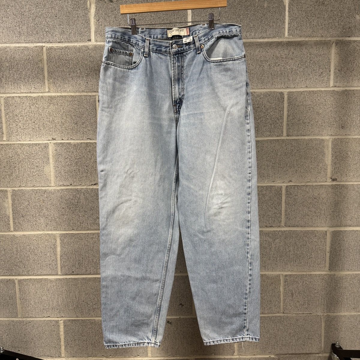 Levi's Levi's 560 Baggy Thrashed Faded Jeans ERD Grunge Chrome Size US 38 / EU 54 - 1 Thumbnail