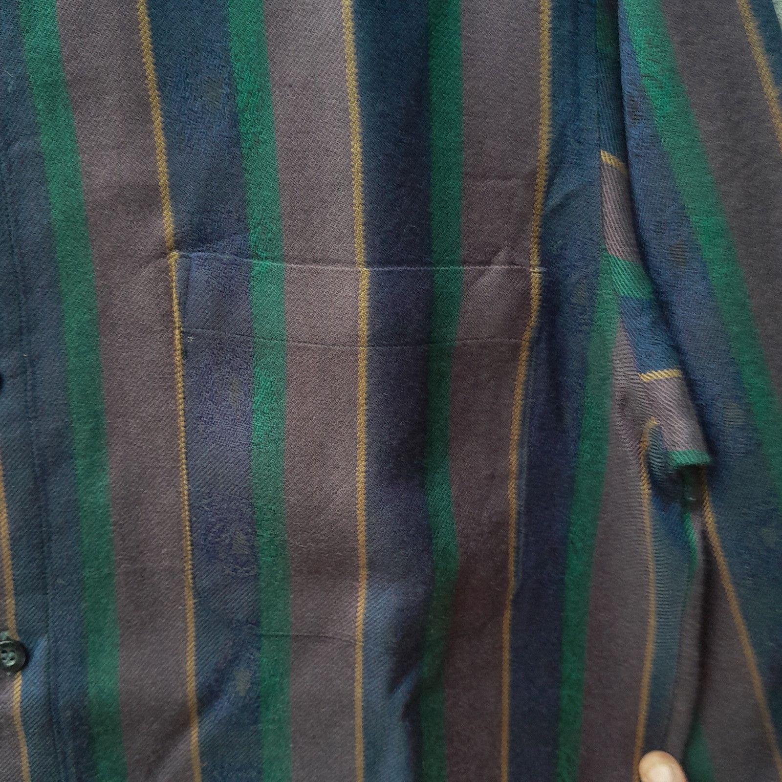 Vintage Relaxin Vintage 90s Striped Long Sleeve Shirt Size L Size US L / EU 52-54 / 3 - 4 Thumbnail
