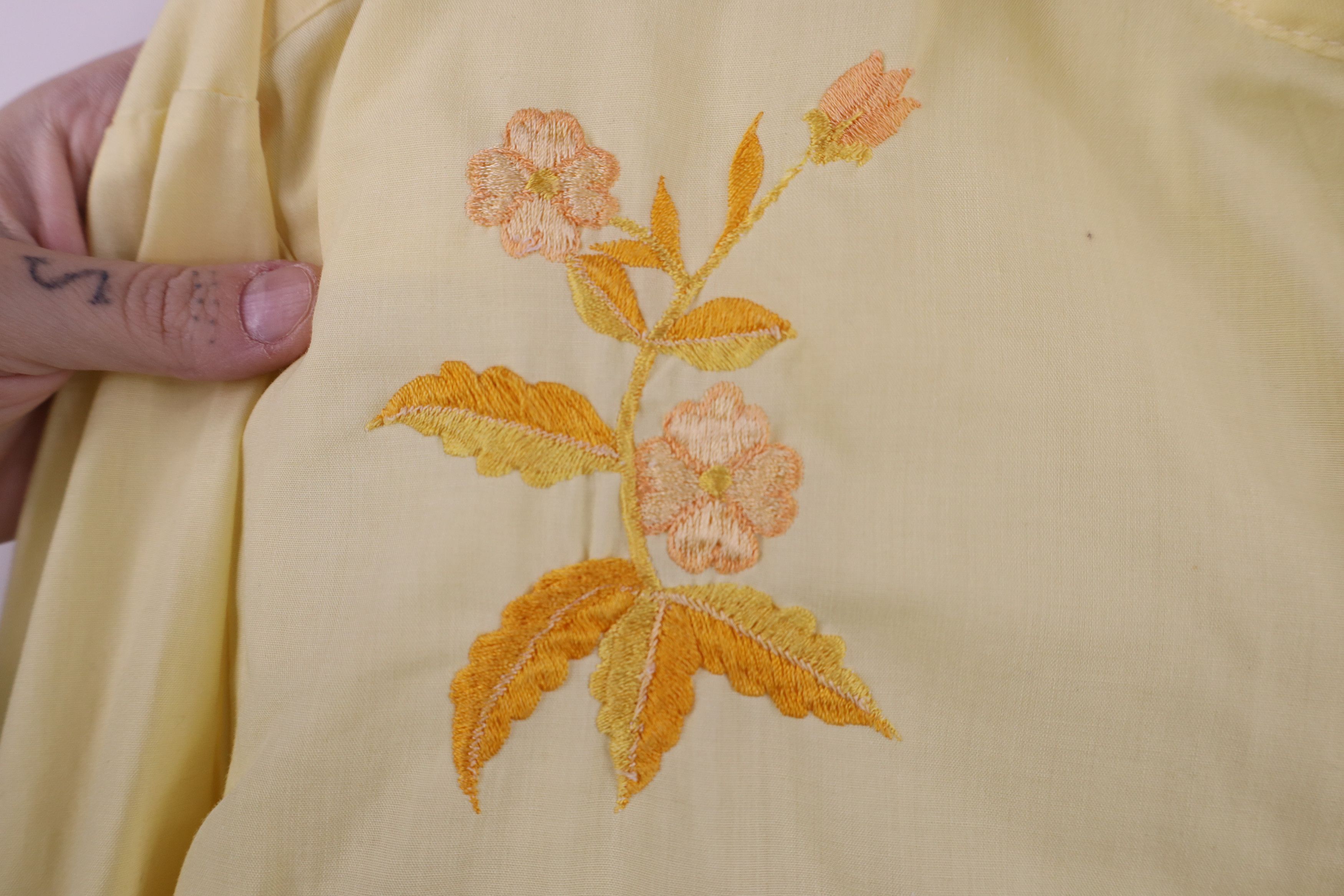 Vintage Vintage 70s Rockabilly Embroidered Cowboy Button Shirt Size US M / EU 48-50 / 2 - 6 Thumbnail