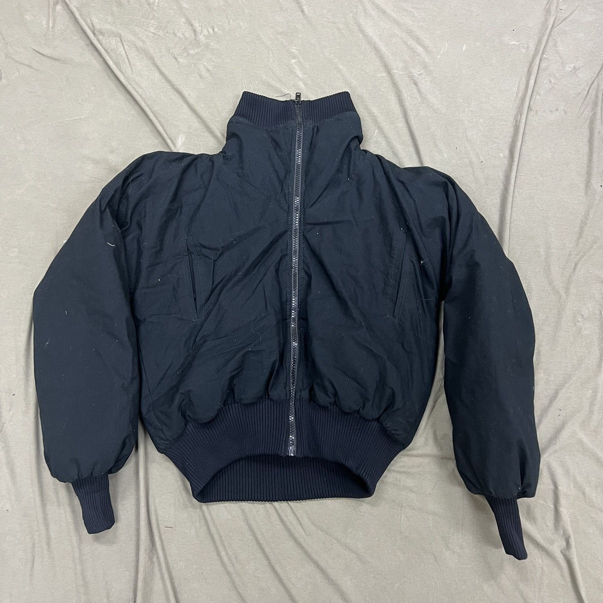 image of Yzy Szn X / Yzy Free Backzip Highneck Bomber in Black, Men's (Size Medium)