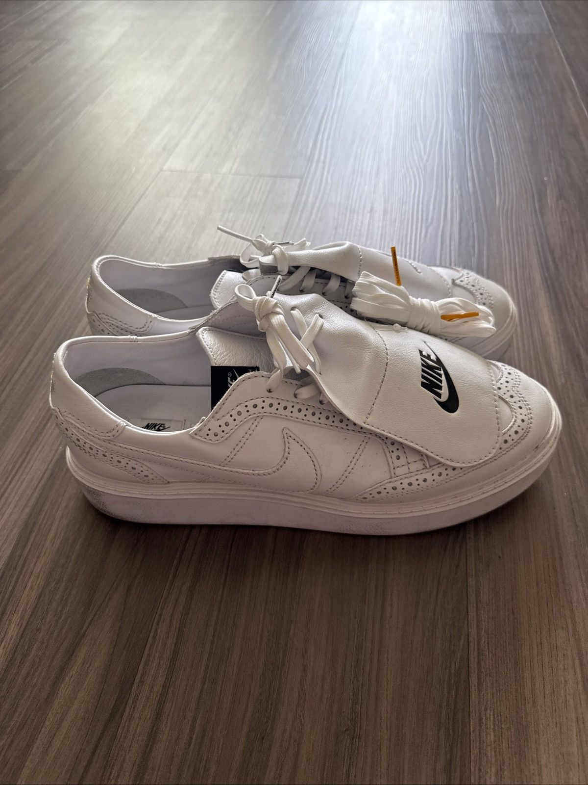Nike Nike Kwondo 1 G-Dragon PEACEMINUSONE Triple White Size 12 Size US 12 / EU 45 - 2 Thumbnail
