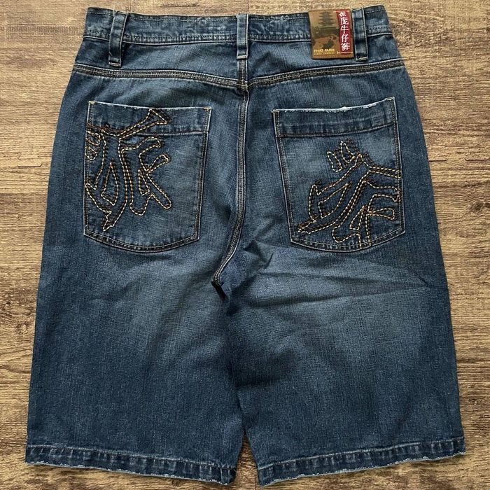 Vintage Vintage Phat Farm Baggy Wide Leg Y2K Jean Shorts Japanese 34 ...