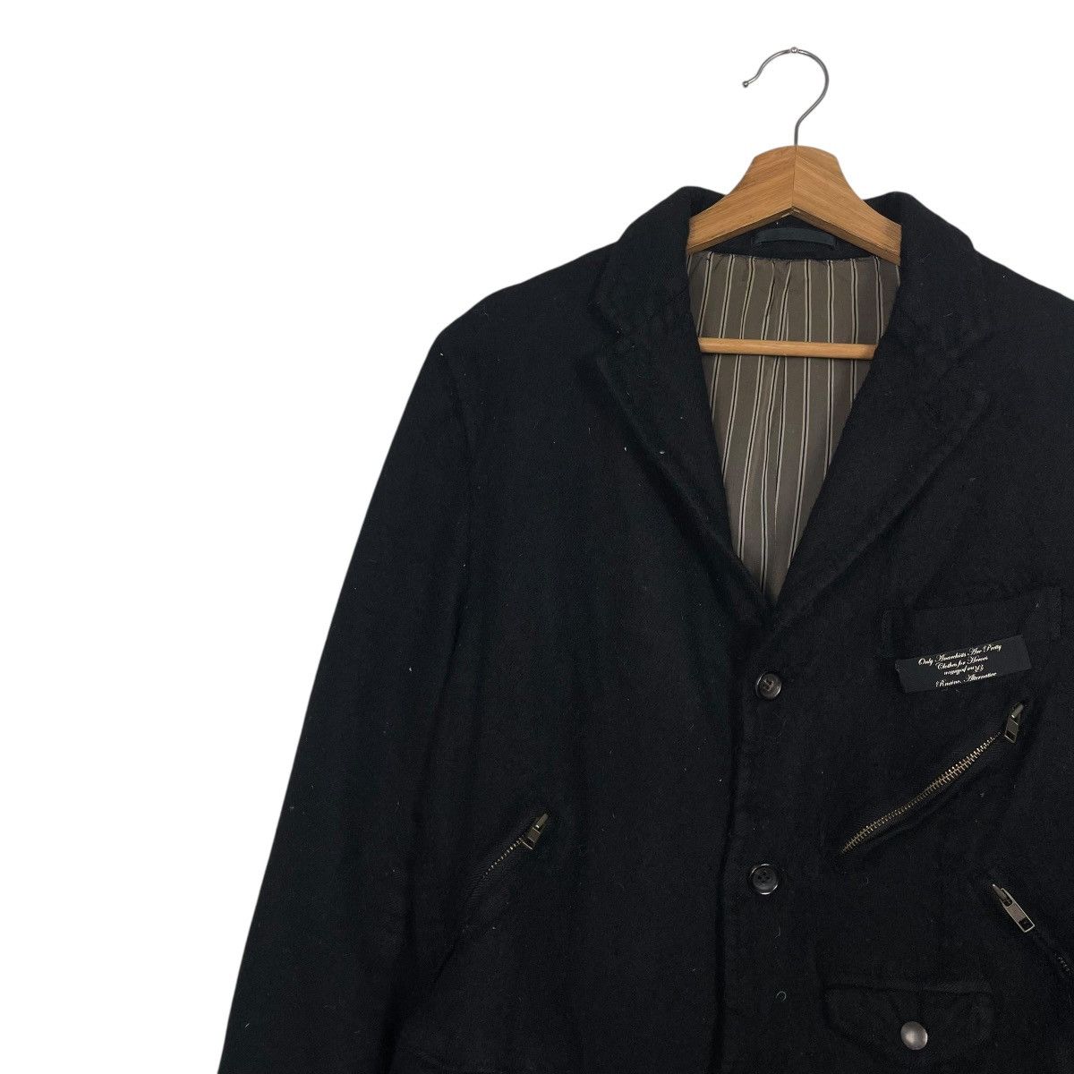 Comme des Garcons Comme Des Garcons Homme AD2005 Wool Multipocket Jacket Size US M / EU 48-50 / 2 - 6 Thumbnail