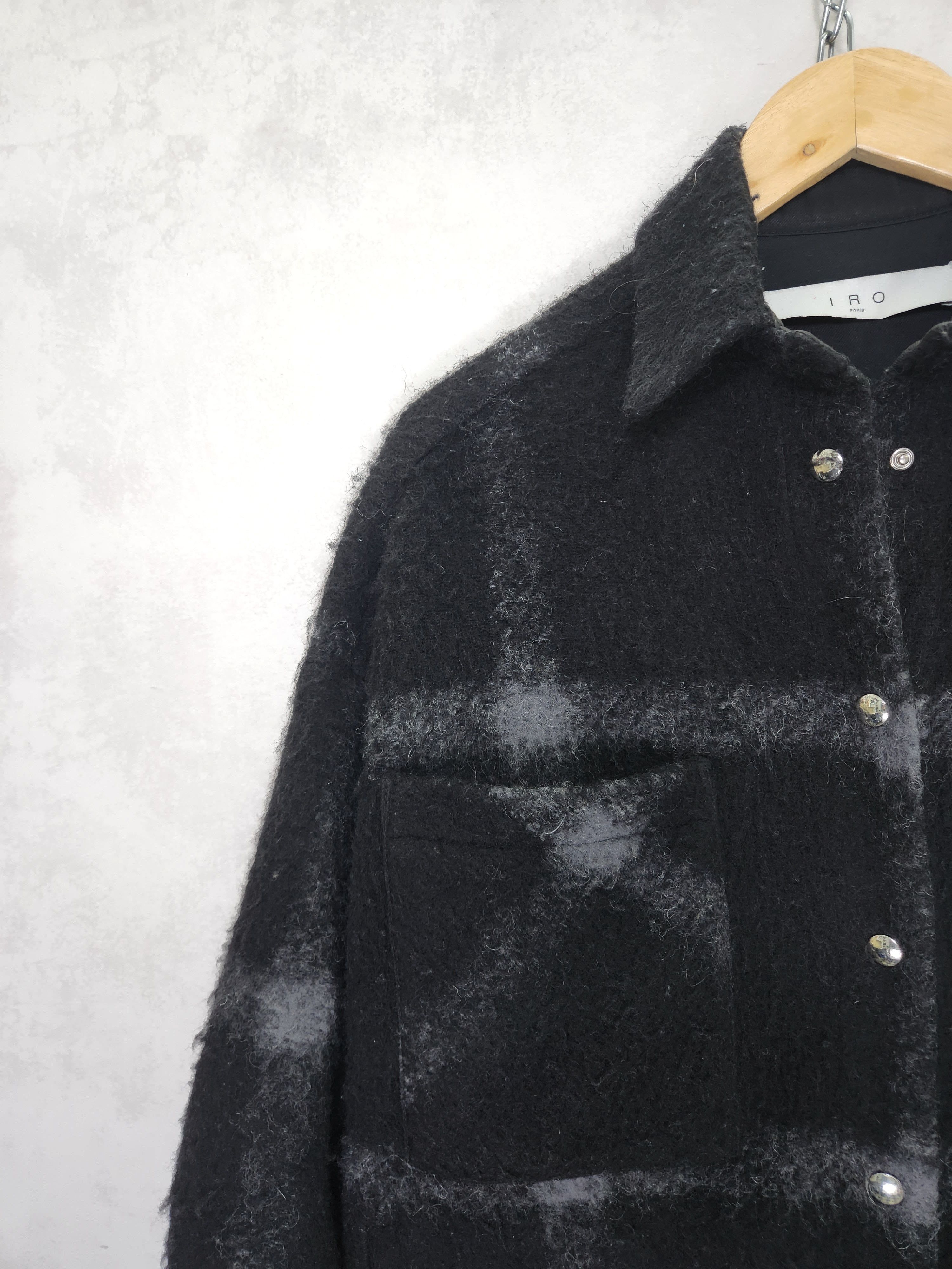 Iro Iro Heldens Plaid Shacket nova check button ups wool jacket Size M / US 6-8 / IT 42-44 - 4 Thumbnail