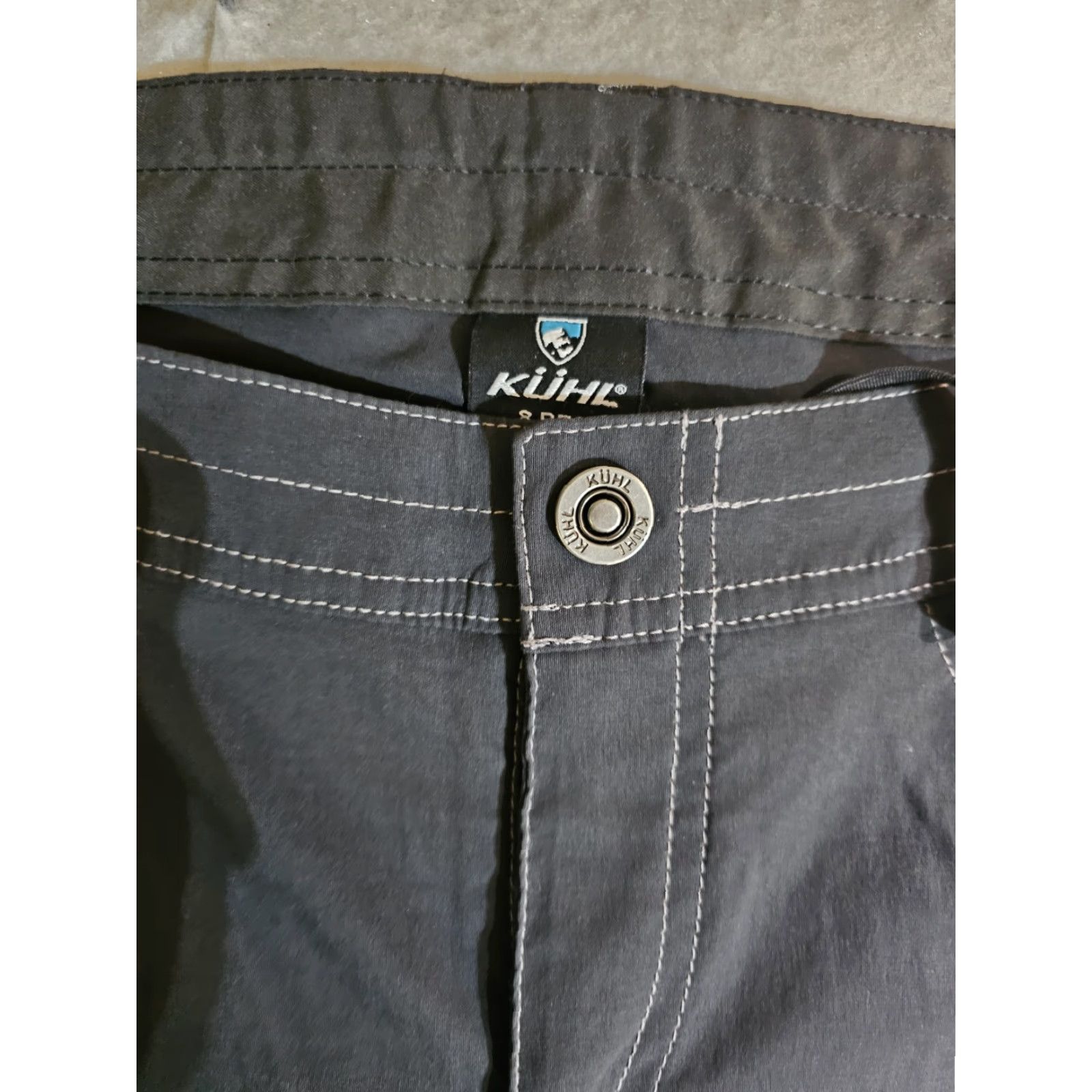 Vintage Kuhl Convertible Hiking Pants Womens Size 8 Reg 32 Inseam Gray RipStop Outdoor Cargo Size 30" / US 8 / IT 44 - 3 Thumbnail