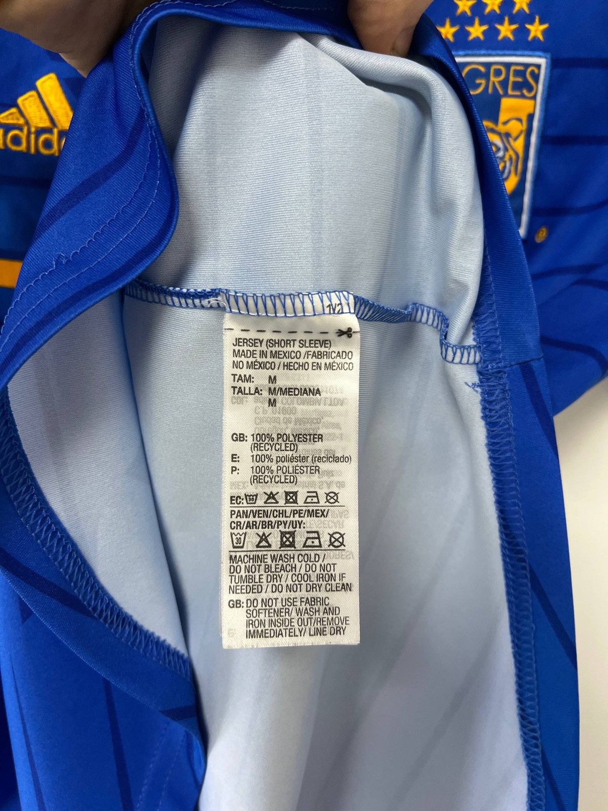 Adidas Mexico Tigres Jersey 2020-2021 Home Football Shirt Adidas M Size US M / EU 48-50 / 2 - 15 Thumbnail