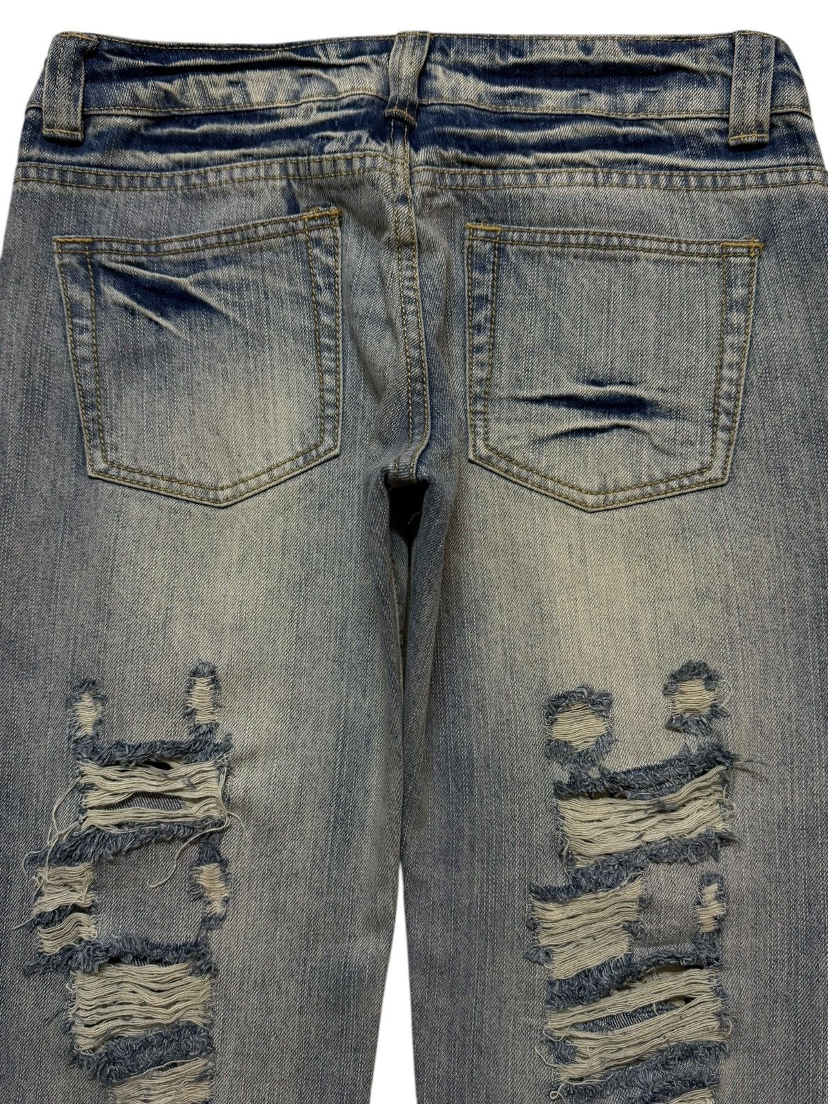 If Six Was Nine Vintage Y2K Japanese Brand Faded Ripped Style Distressed Size US 31 - 5 Thumbnail