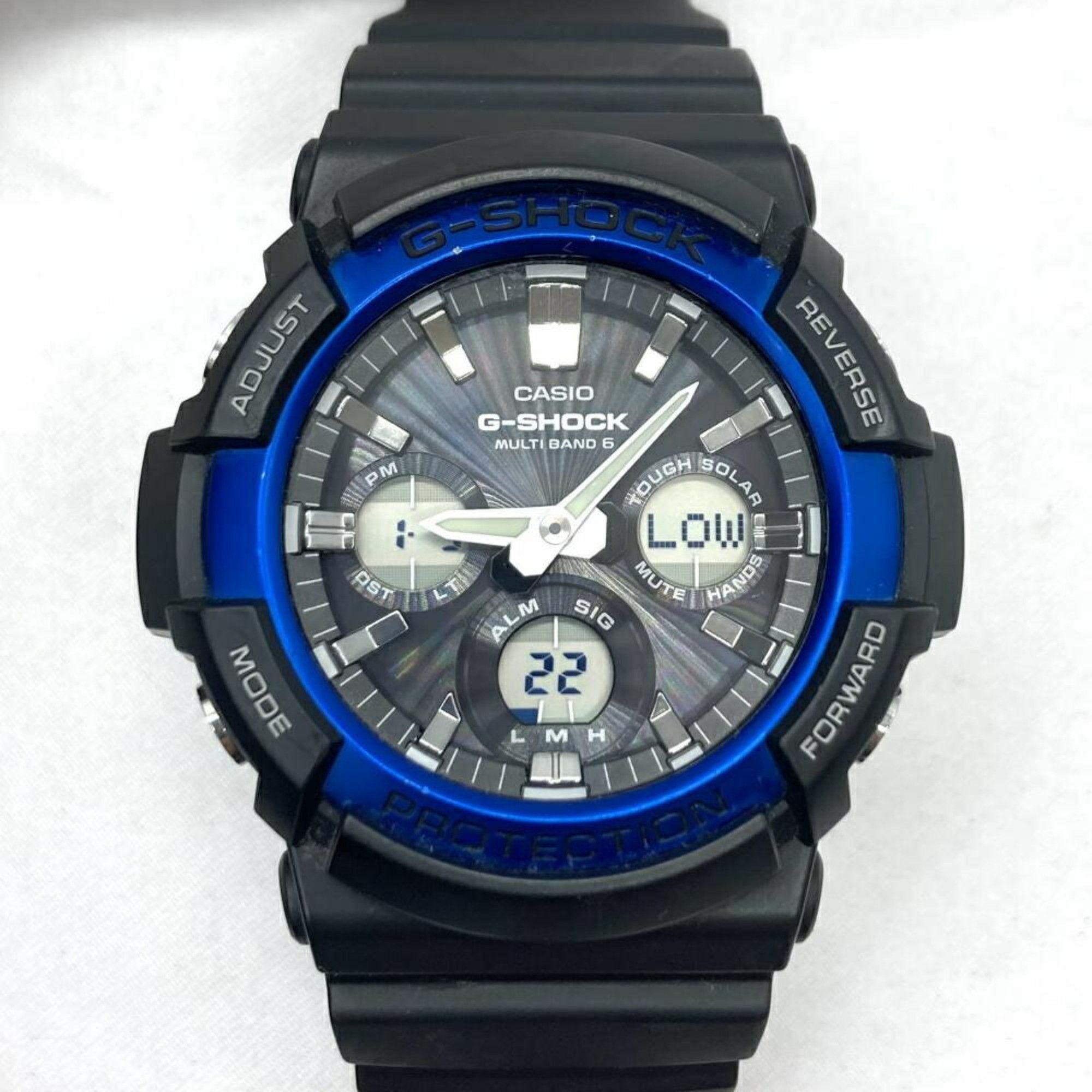 Casio CASIO G-SHOCK GST-B400BD-1A2JF Casio G-Shock Radio Solar Black x Blue Size ONE SIZE - 1 Thumbnail
