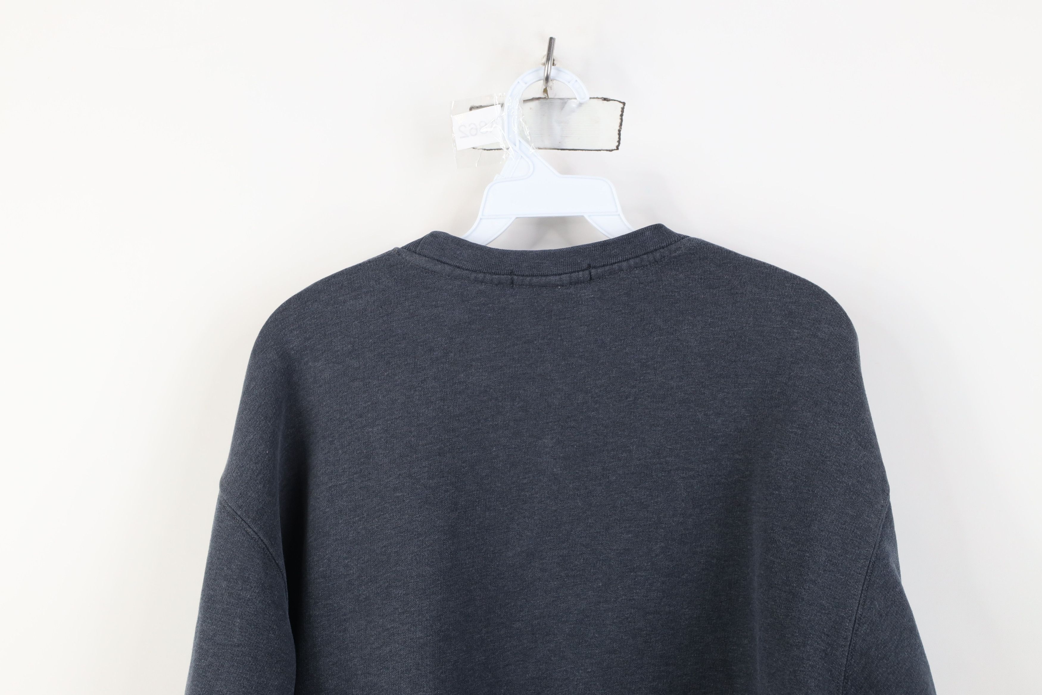 Lands' End Vintage 90s Lands End Faded Blank Crewneck Sweatshirt Blue Size US L / EU 52-54 / 3 - 10 Thumbnail