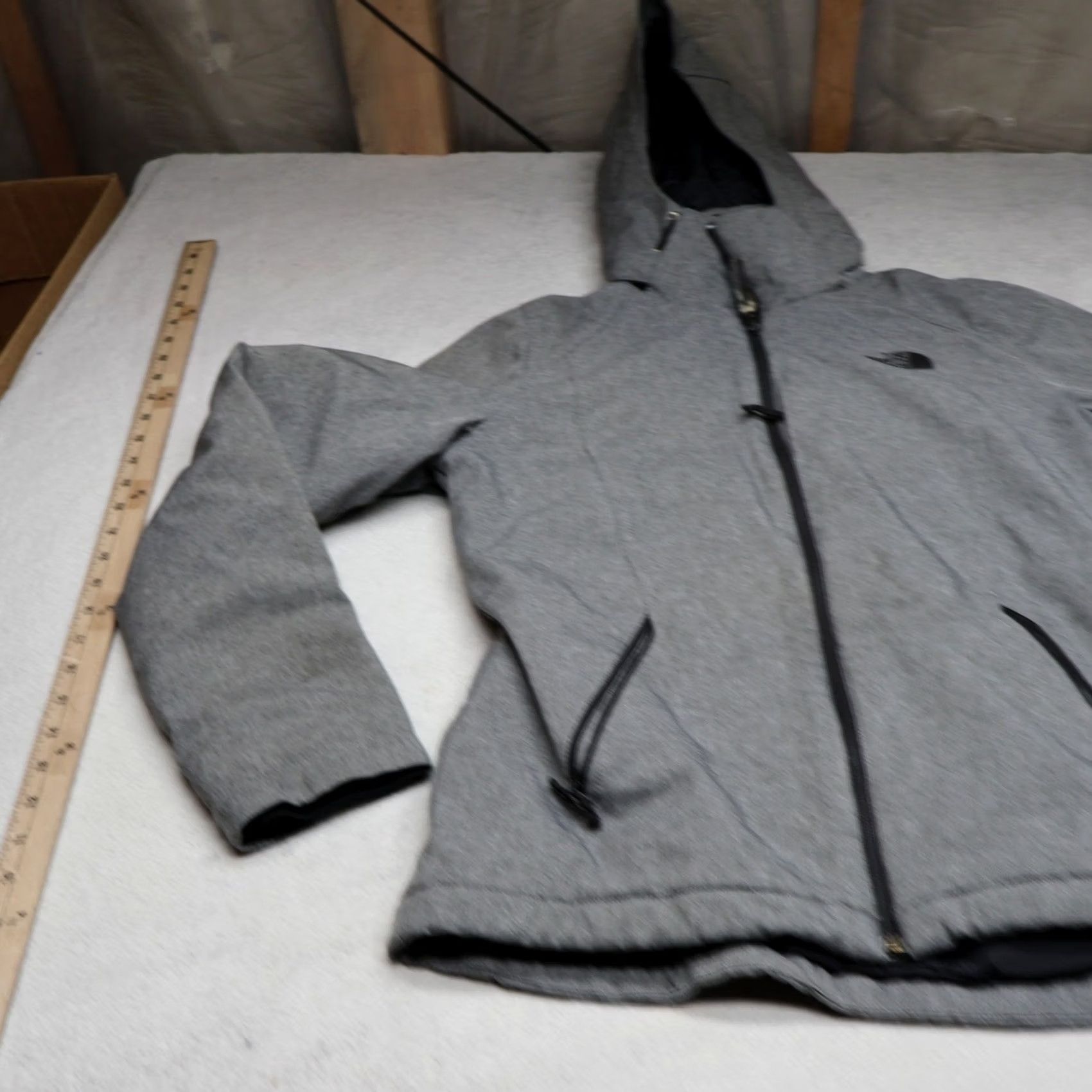 The North Face The North Face Women Small Gray Apex Elevation Insulated Hooded Windwall Jacket Hike Size S / US 4 / IT 40 - 2 Thumbnail