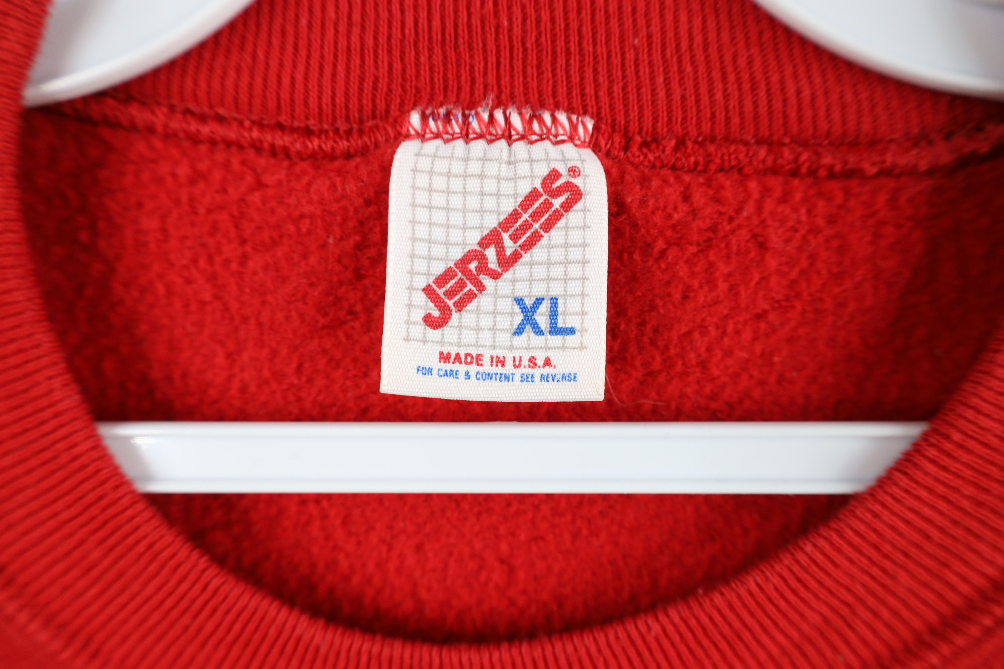 Vintage Vintage 90s Streetwear Tree Crewneck Sweatshirt Red USA Size XL / US 12-14 / IT 48-50 - 10 Thumbnail