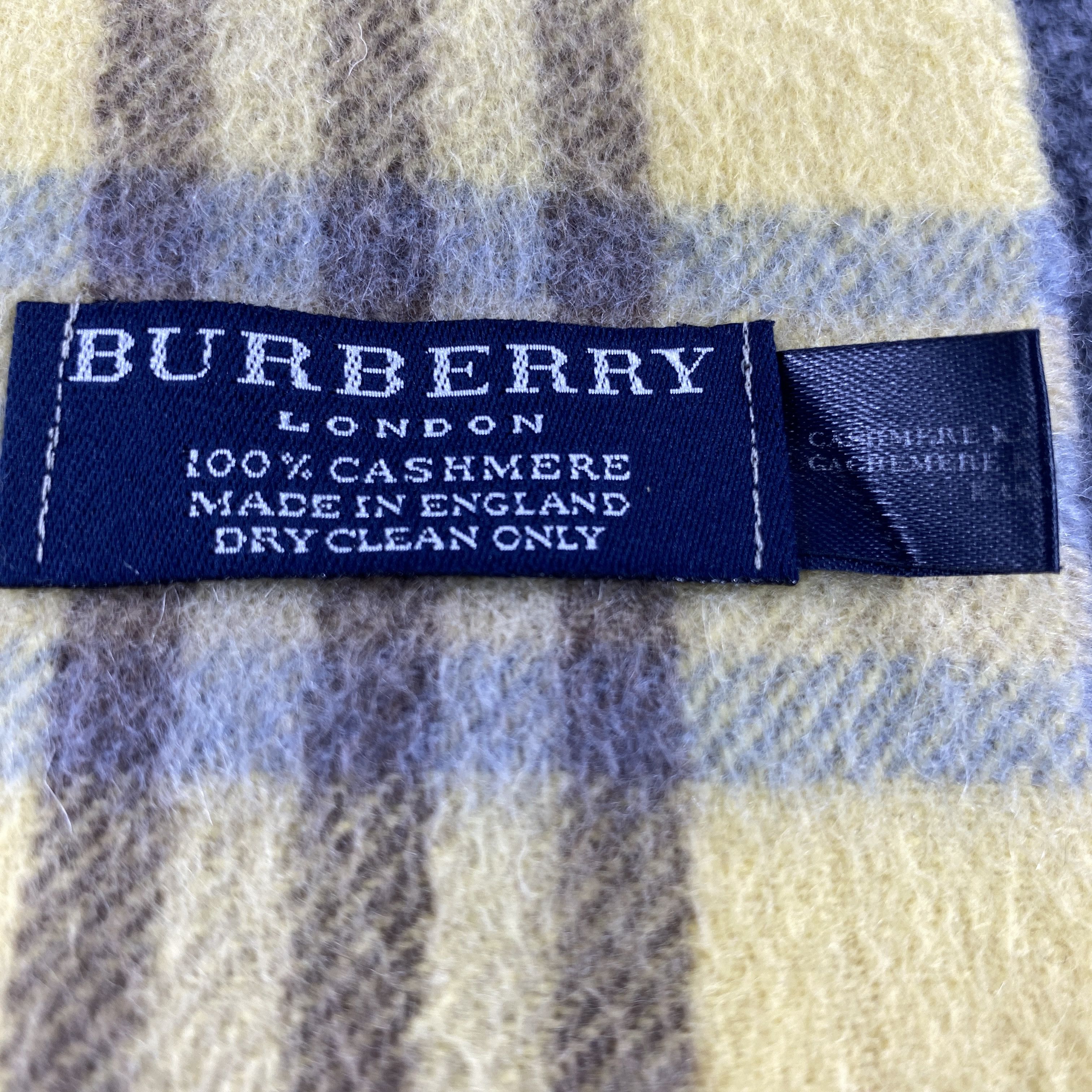 Burberry × Vintage GF10381 Burberry Scarf Neck Wear Muffler Nova Check Size ONE SIZE - 4 Thumbnail