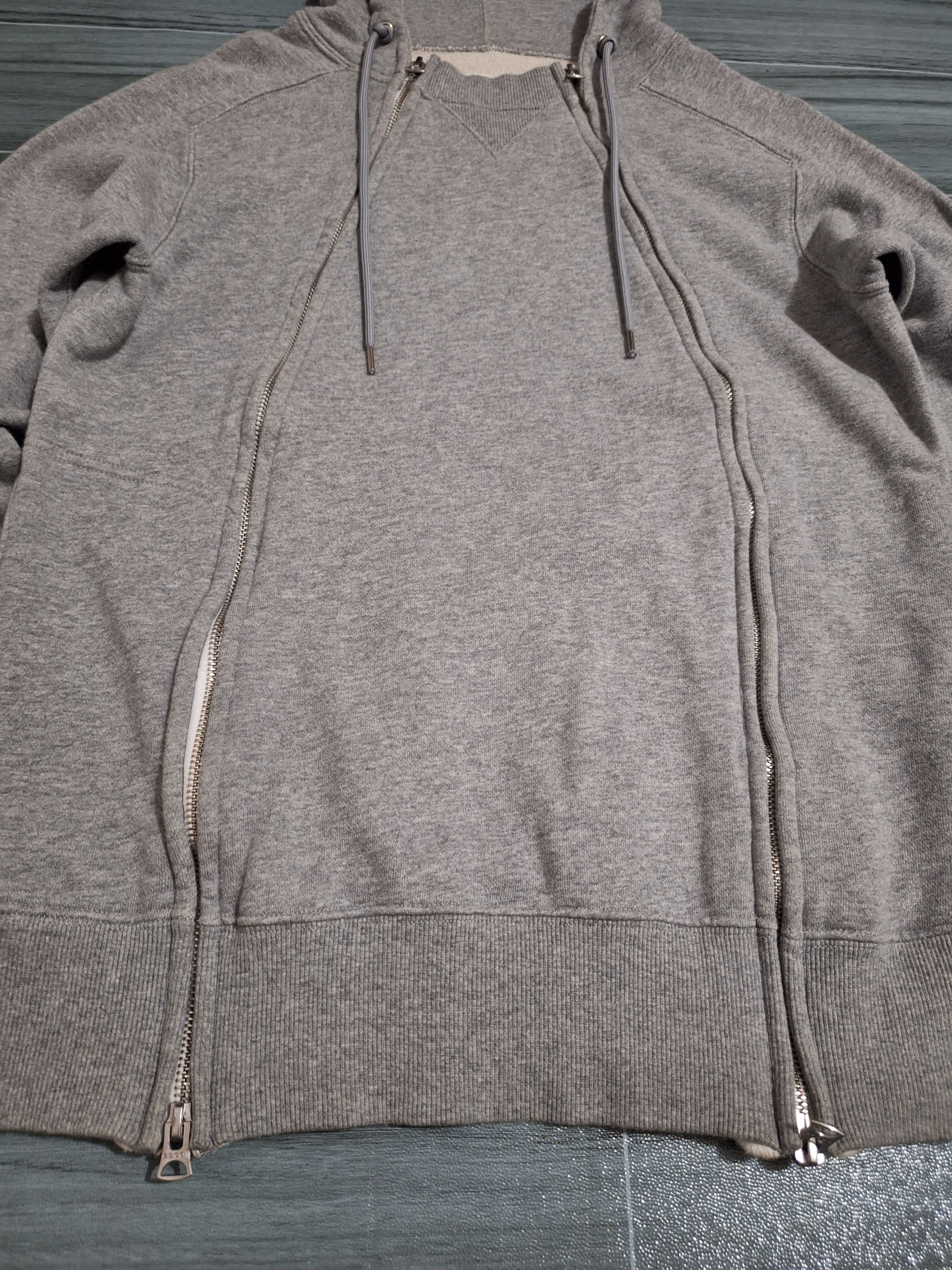 Sacai SACAI - A/W 17 - Reconstructed Double Zip Hoodie Size US M / EU 48-50 / 2 - 3 Thumbnail