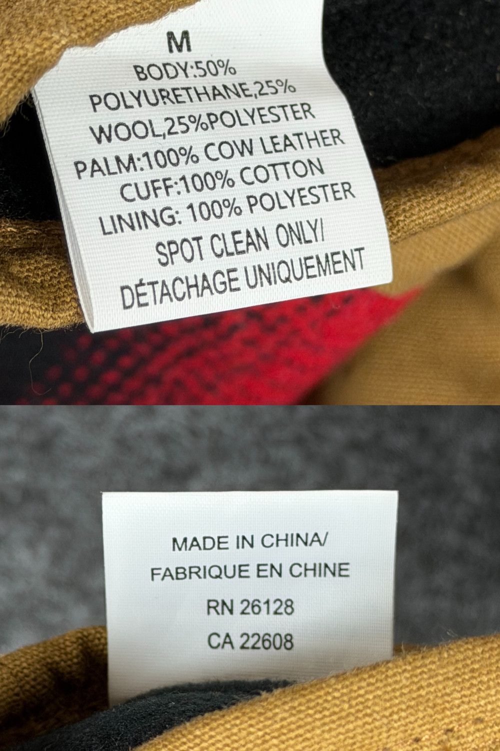 Polo Ralph Lauren PRL Buffalo Plaid Leather Gloves – fw15 (Archive-Inspired) Size ONE SIZE - 6 Thumbnail