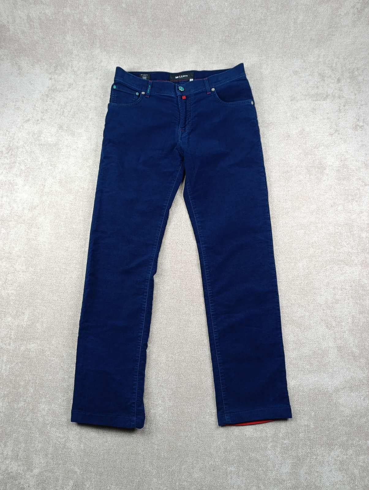 Kiton KITON NAPOLI MENS VELVET COTTON TROUSERS PANTS Size US 33 - 1 Thumbnail