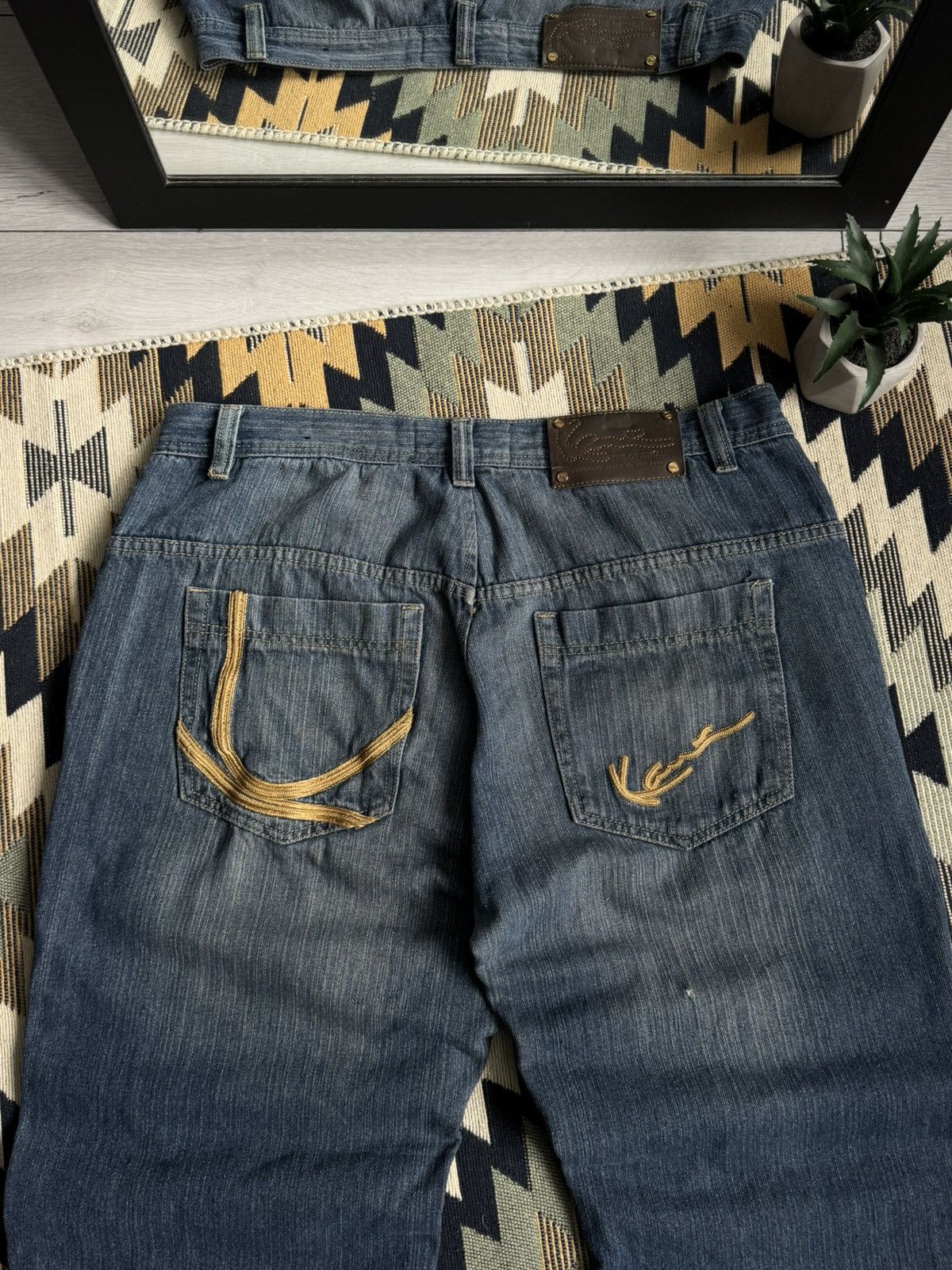Karl Kani Vintage Y2K Karl Kani Baggy Distressed Denim Pants Size US 38 / EU 54 - 4 Thumbnail