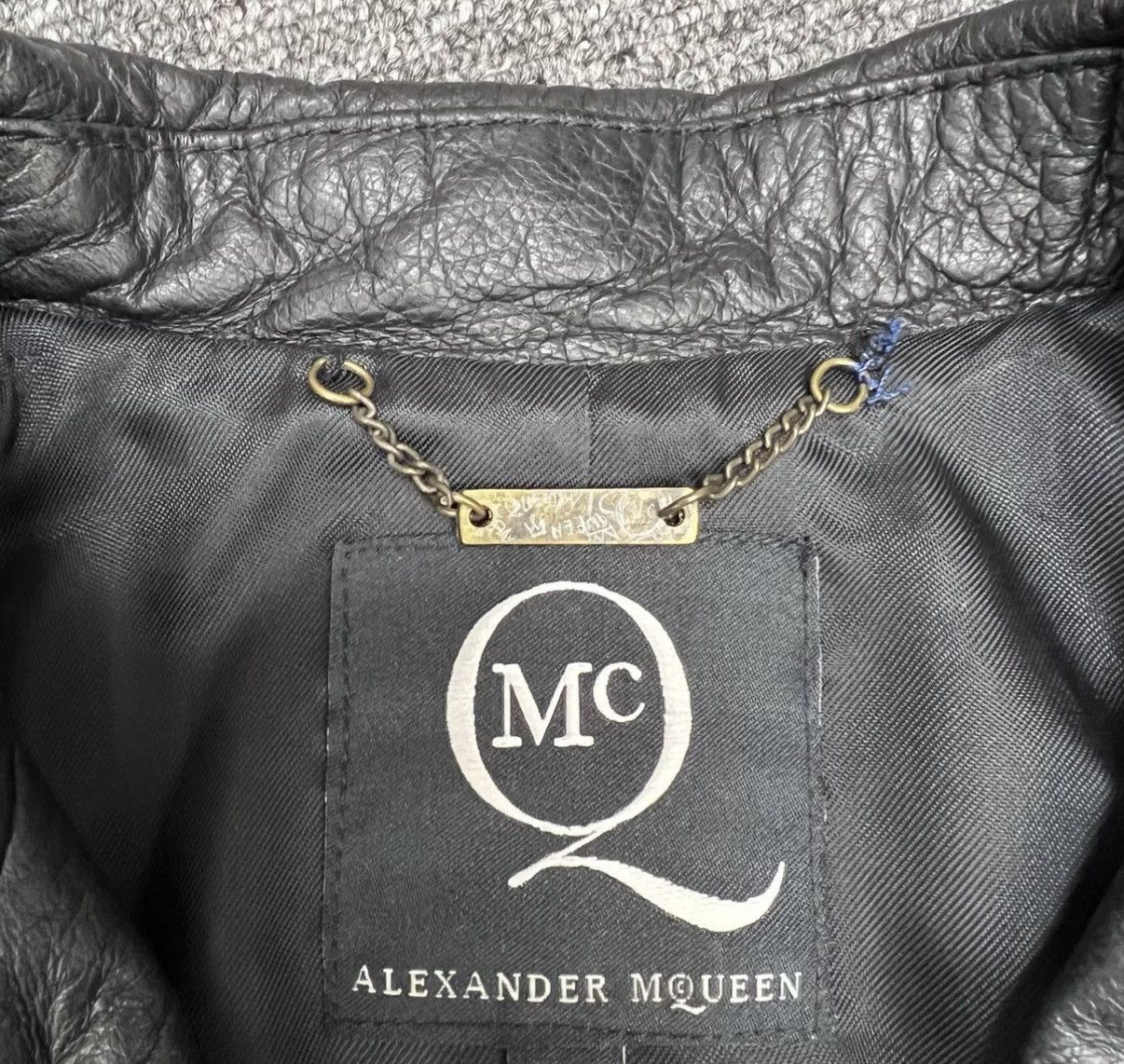 Alexander McQueen Alexander McQueen McQ Black Zip Biker Leather Jacket K12 Size XS / US 0-2 / IT 36-38 - 6 Thumbnail