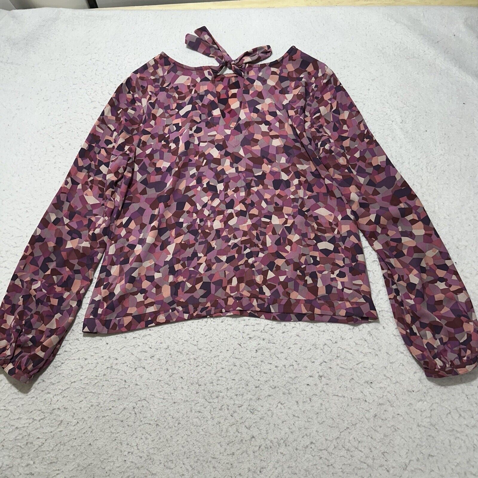 Other Cabi Medium Pink Kaleidoscope Blouse Lightweight Geometric Size M / US 6-8 / IT 42-44 - 10 Thumbnail