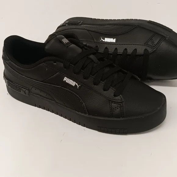 Puma Puma Women's Jada Black & Silver Low Top Sneakers- US9.5 Size US 9.5 / IT 39.5 - 6 Thumbnail