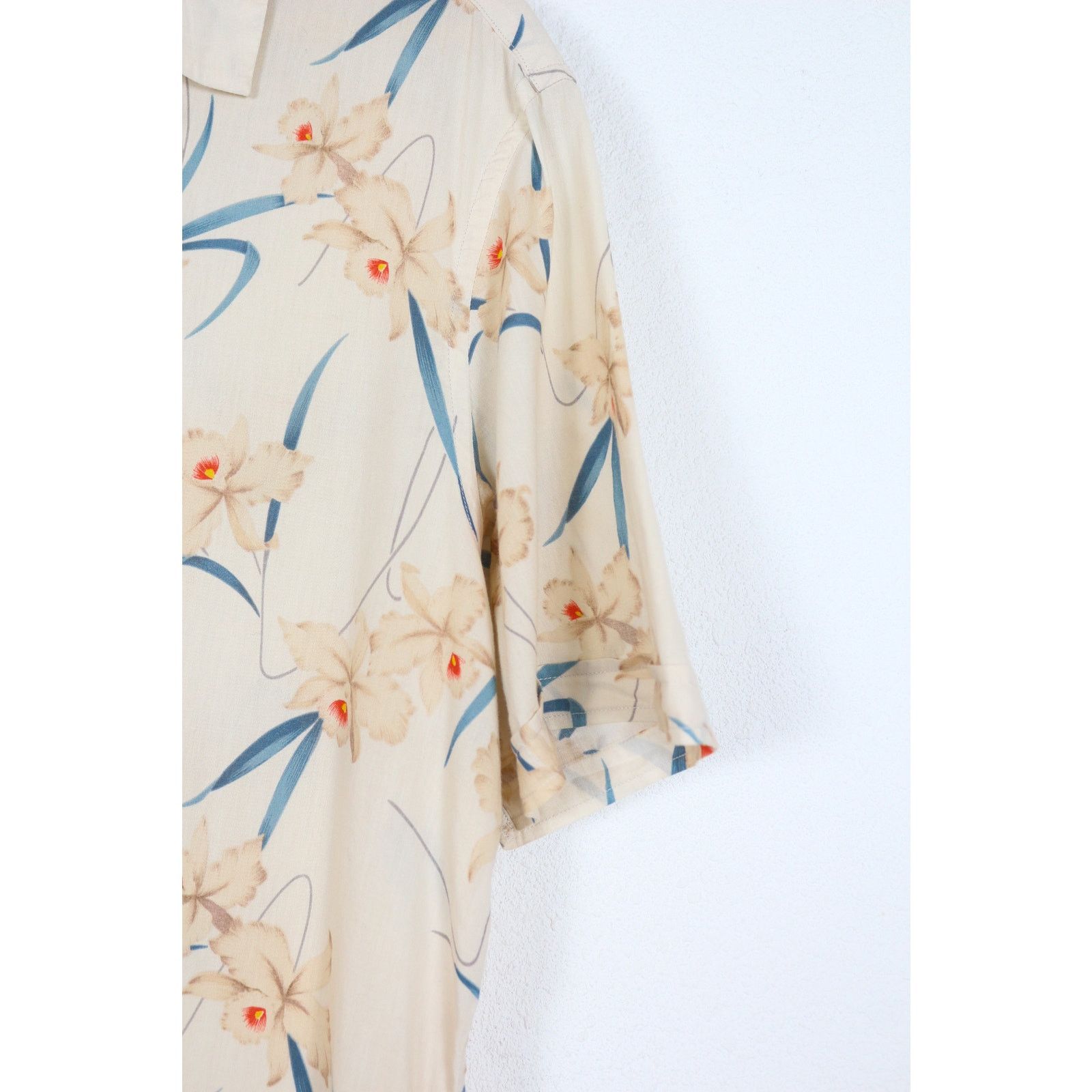 Allsaints Allsaints AARU Floral Printed Camp Collar Viscose Shirt Size US L / EU 52-54 / 3 - 2 Thumbnail