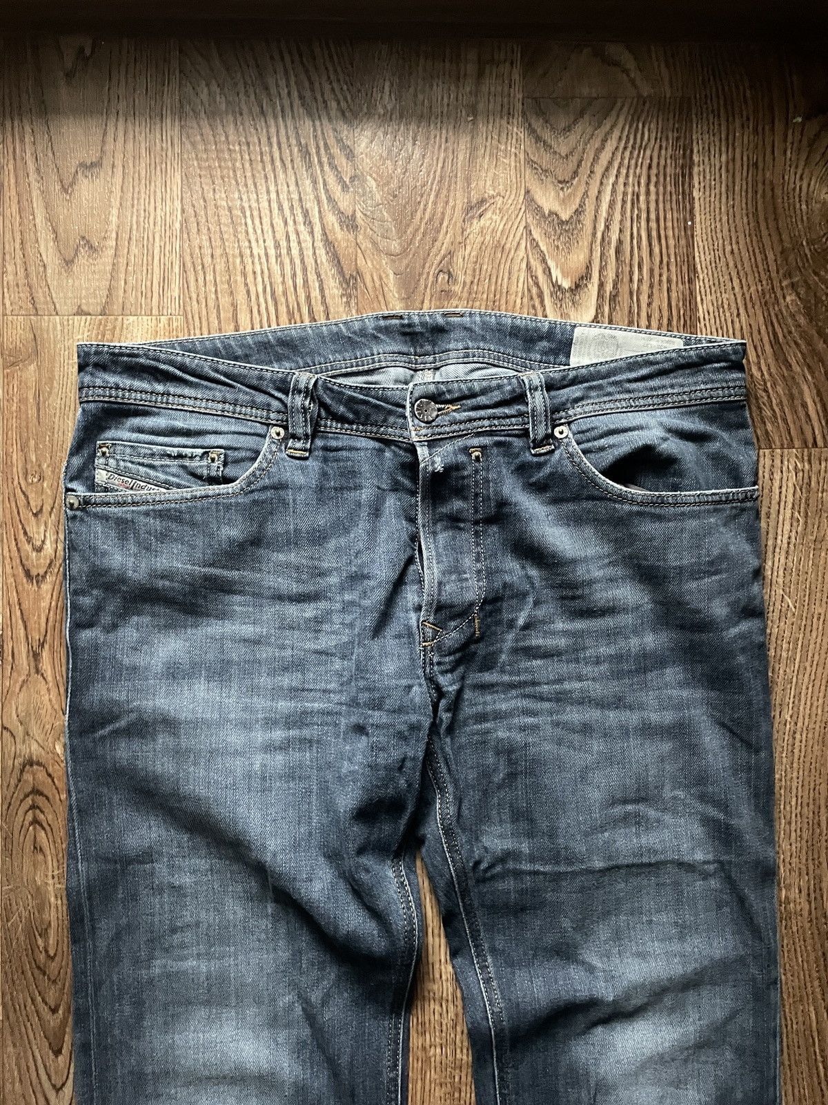 Diesel Diesel Safado Distressed Blue Jeans Vintage 00s Y2K Size US 33 - 3 Thumbnail