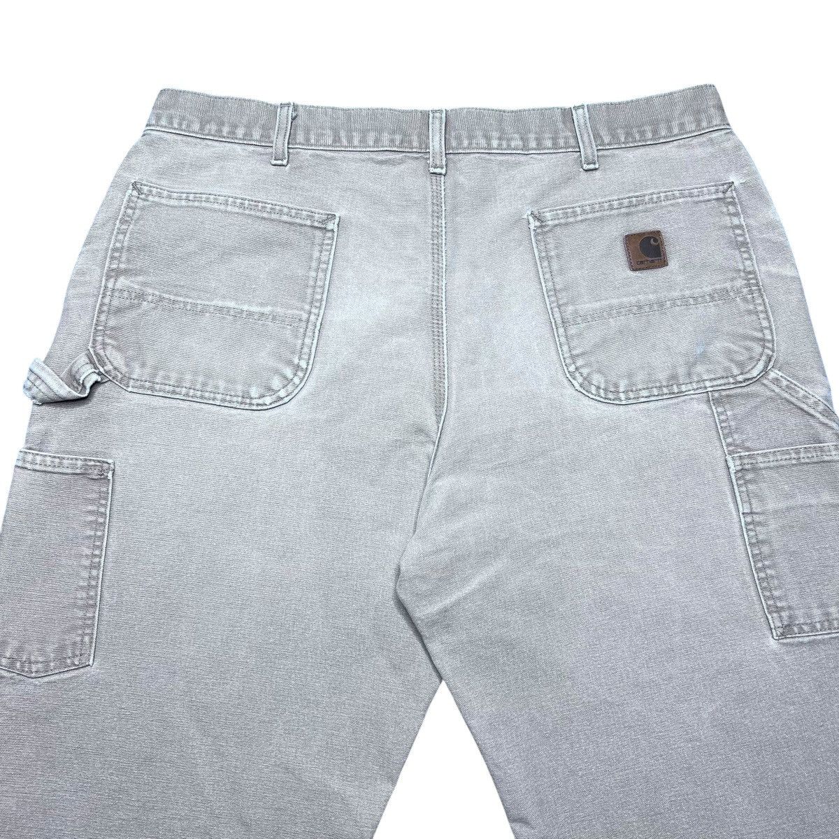 Carhartt × Vintage Vintage 2000s Carhartt Tan Carpenter Canvas Dungaree Pants Size US 37 - 12 Thumbnail