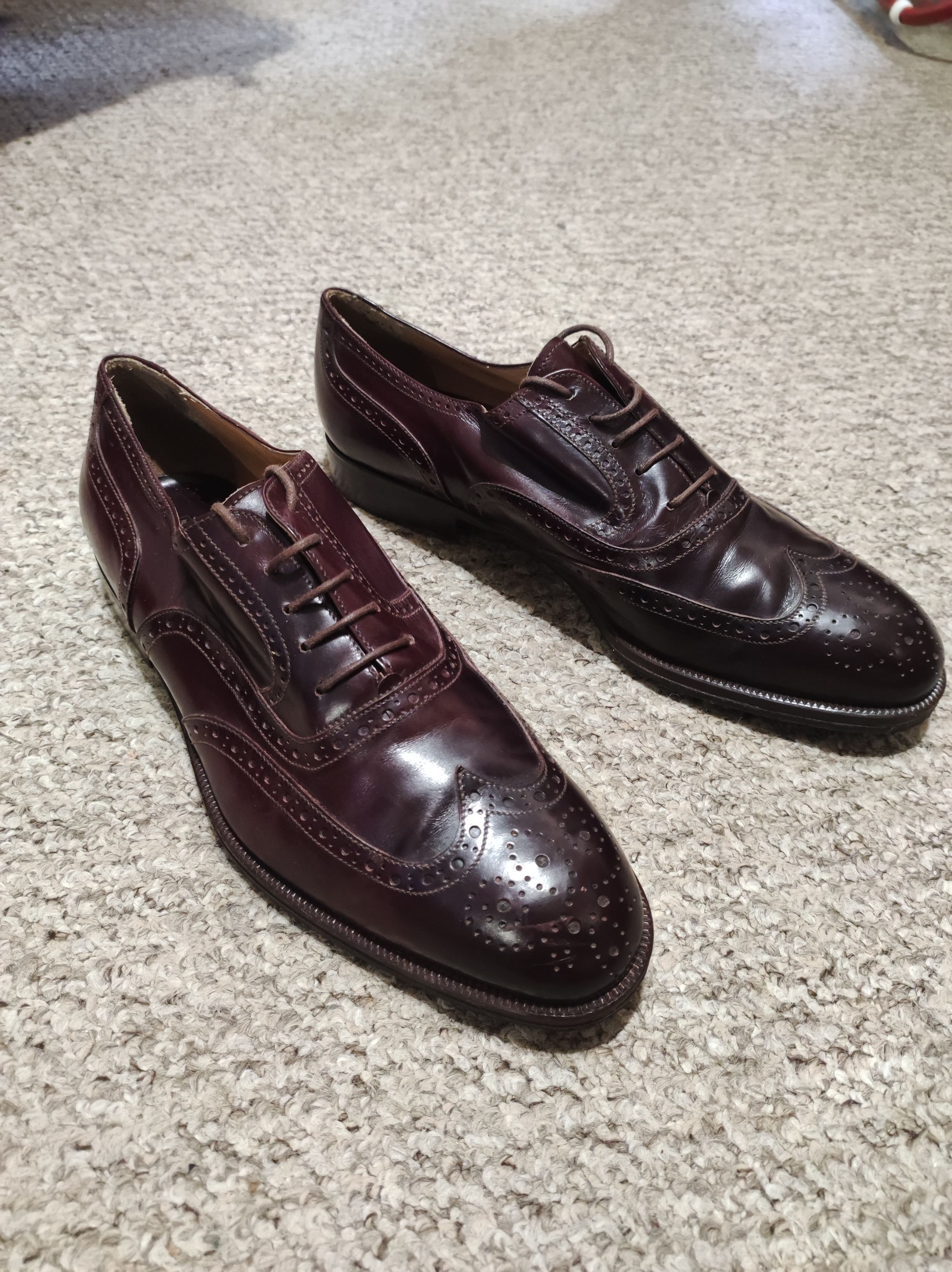 Bruno Magli × Handmade × Vintage Bruno Magli handmade brogues us11 Size US 11 / EU 44 - 10 Thumbnail