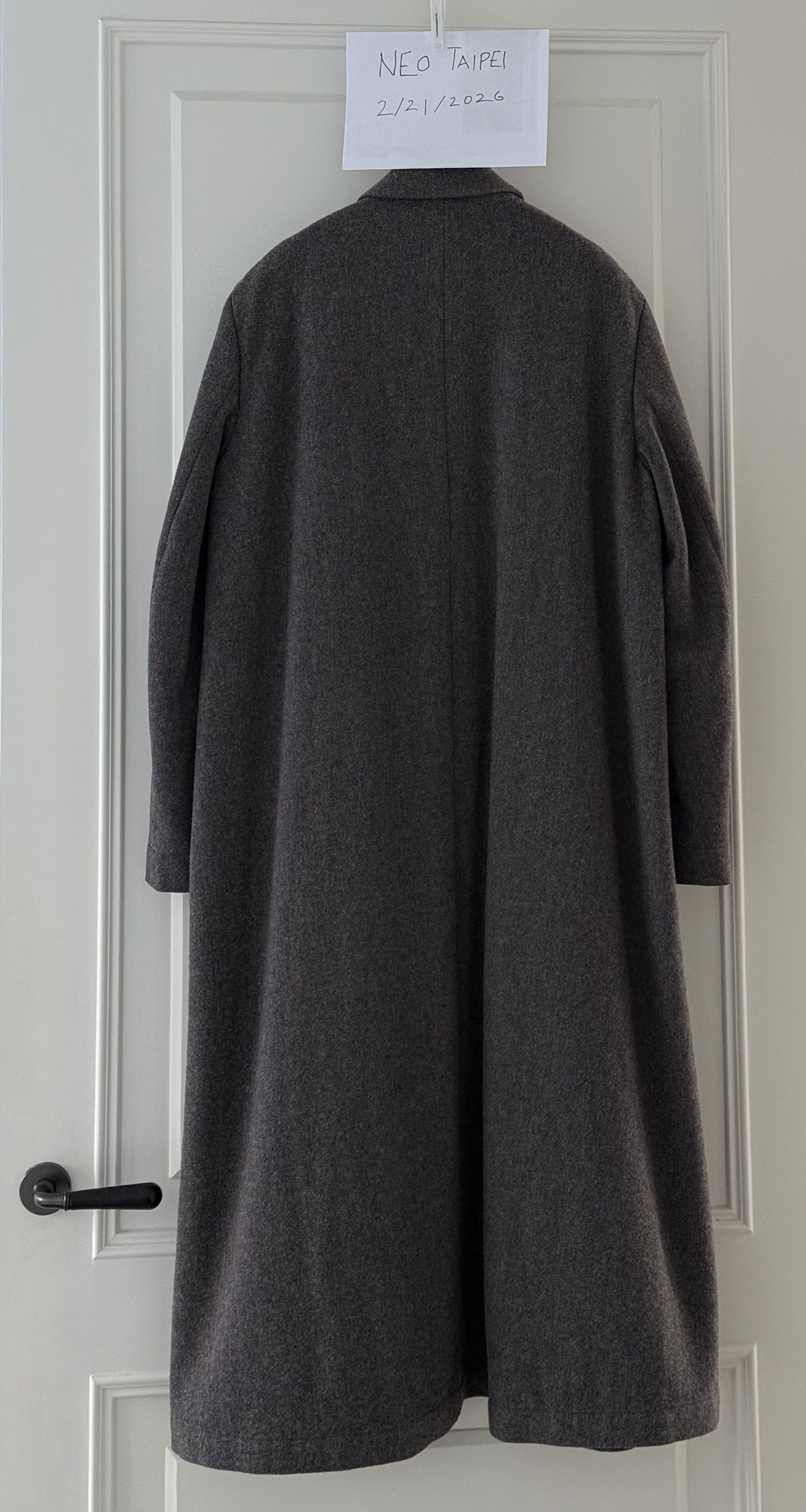 Lemaire Lemaire Women's AW 21 Single-Breasted Long Coat Size XS / US 0-2 / IT 36-38 - 3 Thumbnail
